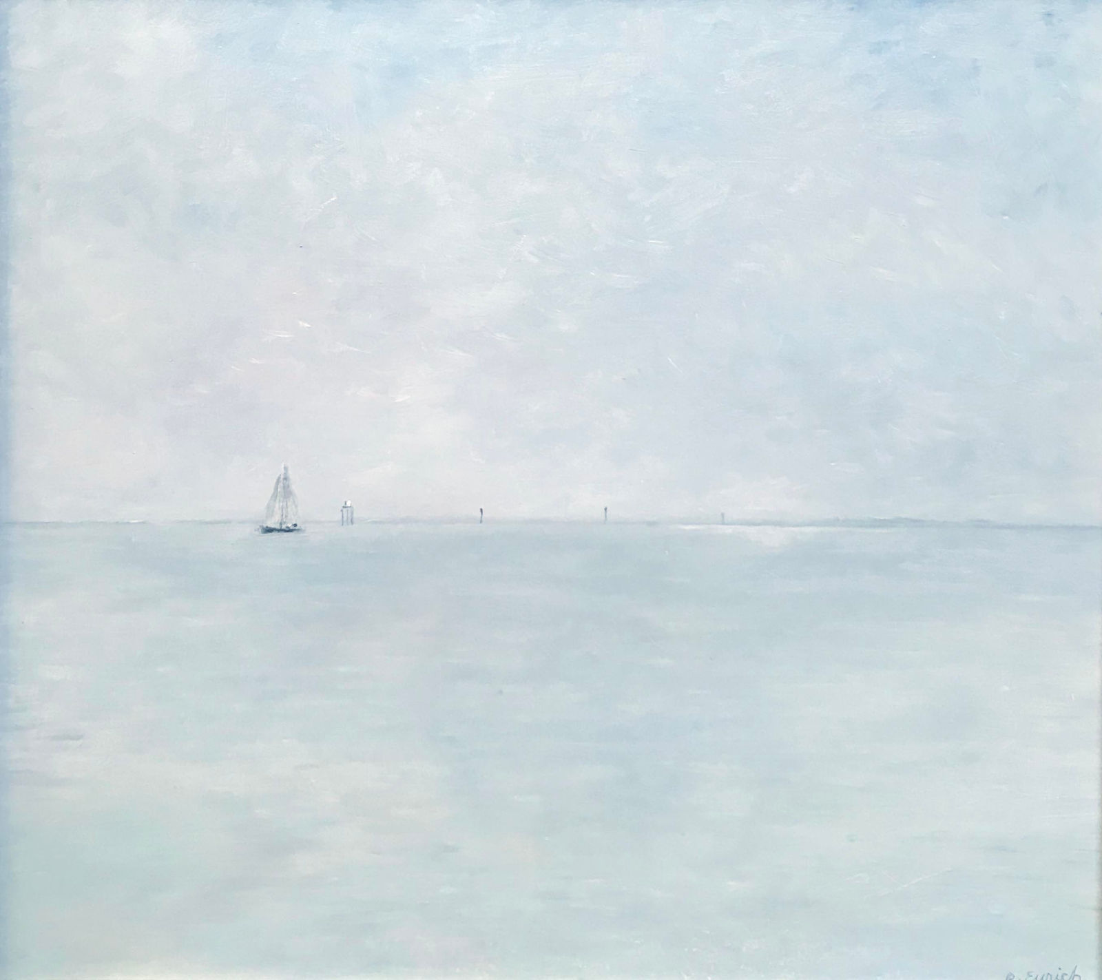 Richard Eurich, 8 Lone Sailer, 1988