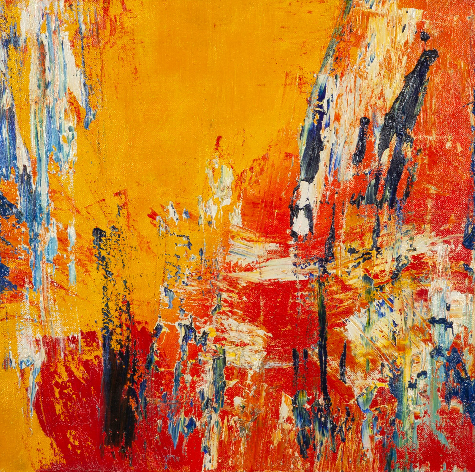 Martyn Brewster, Variation series: yellow & red, 1987