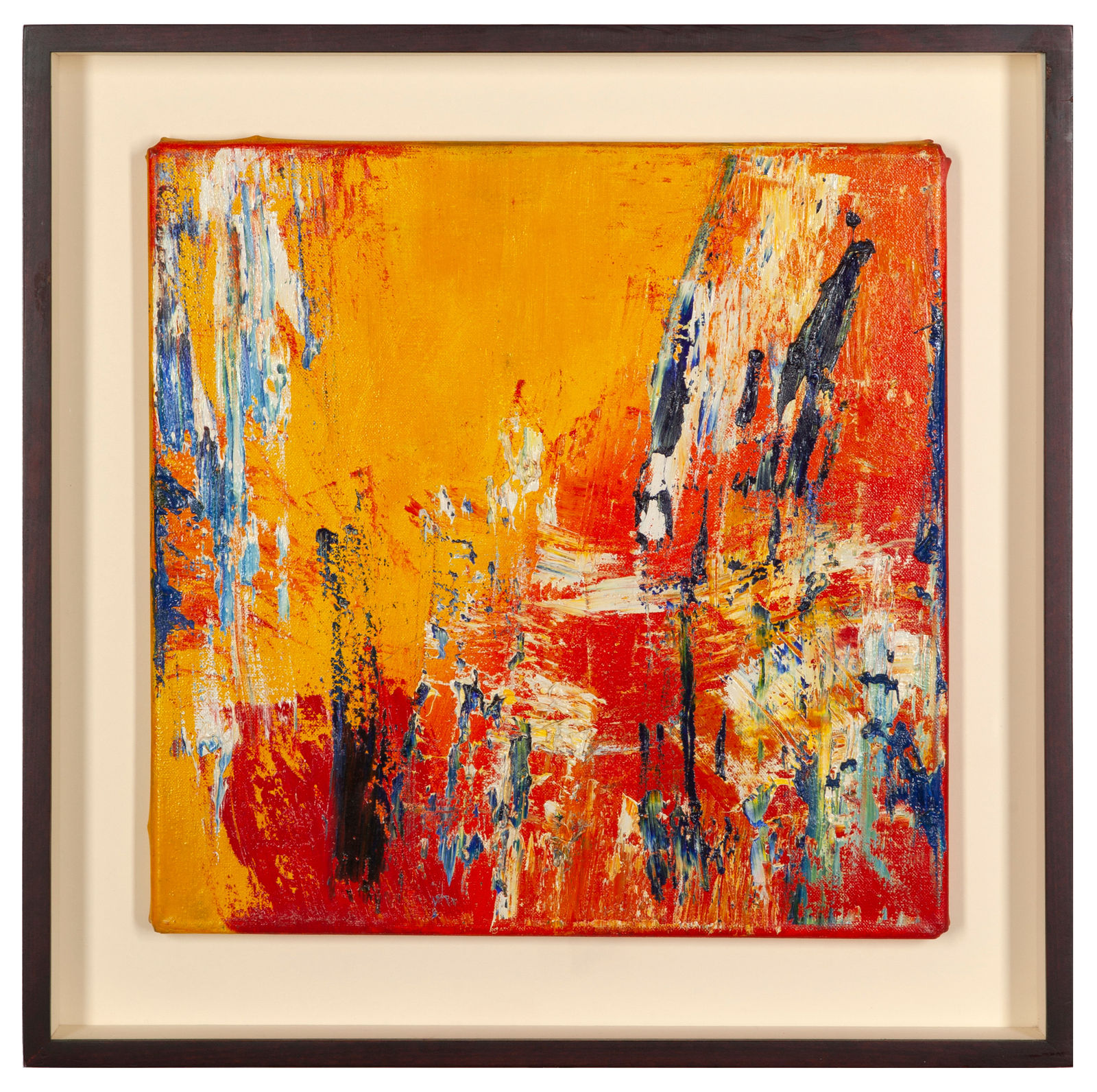 Martyn Brewster, Variation series: yellow & red, 1987