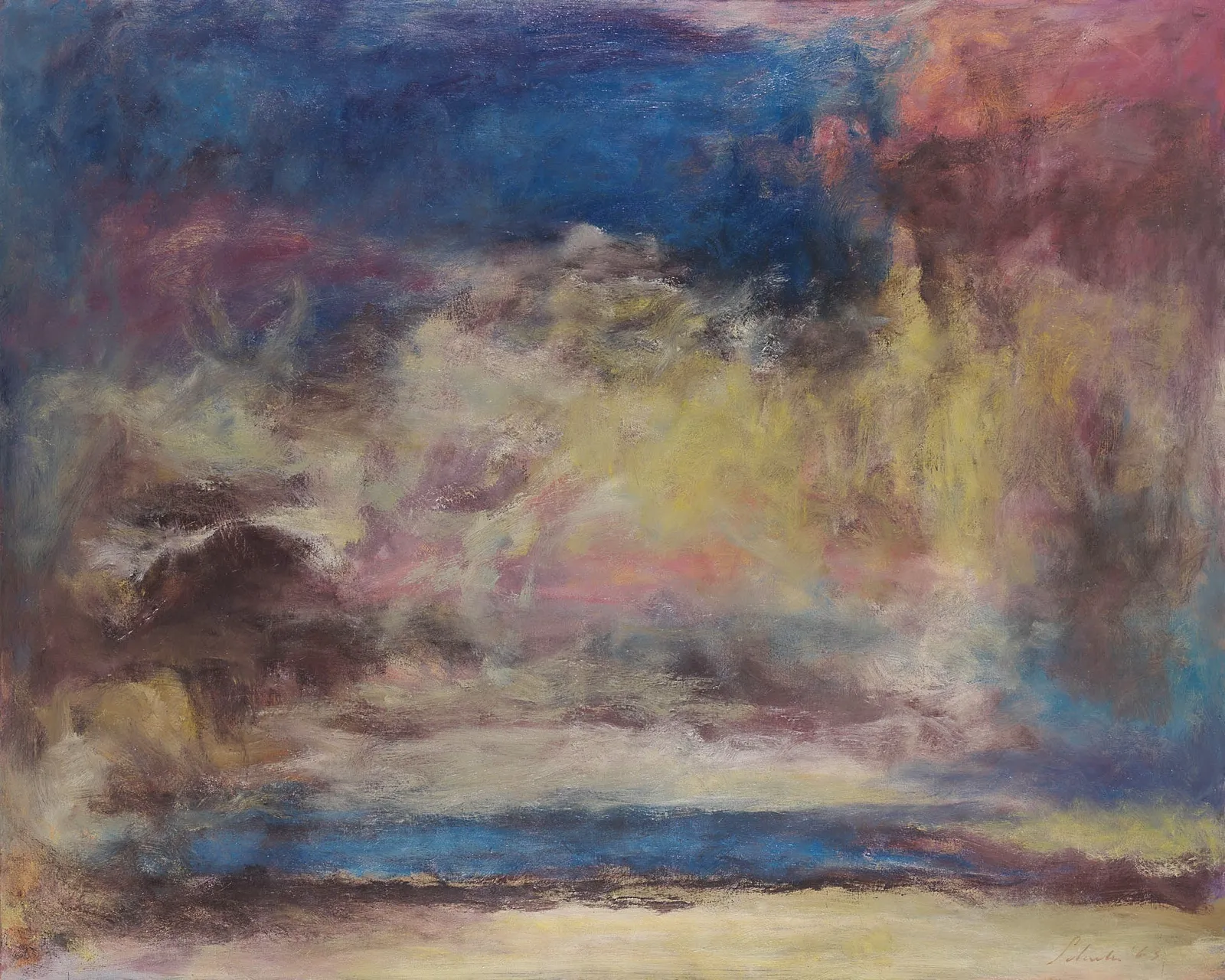 Jon Schueler, April Sky, 1963