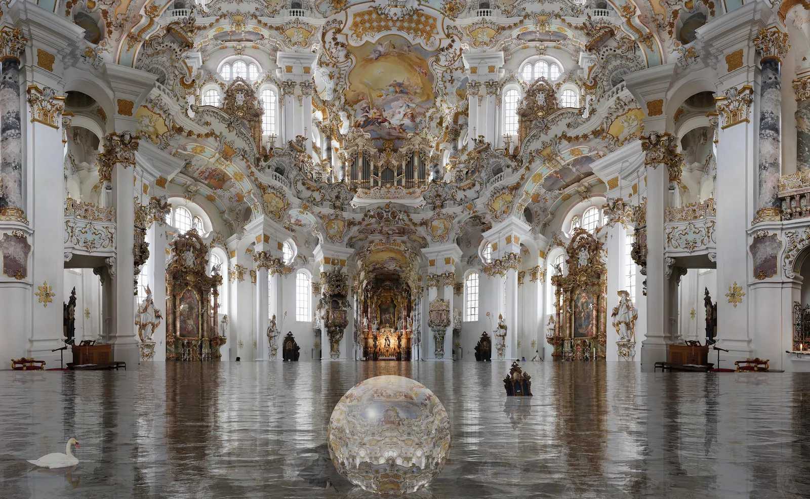 Jean-François Rauzier, The Pilgrimage Church of Wies, Bavaria