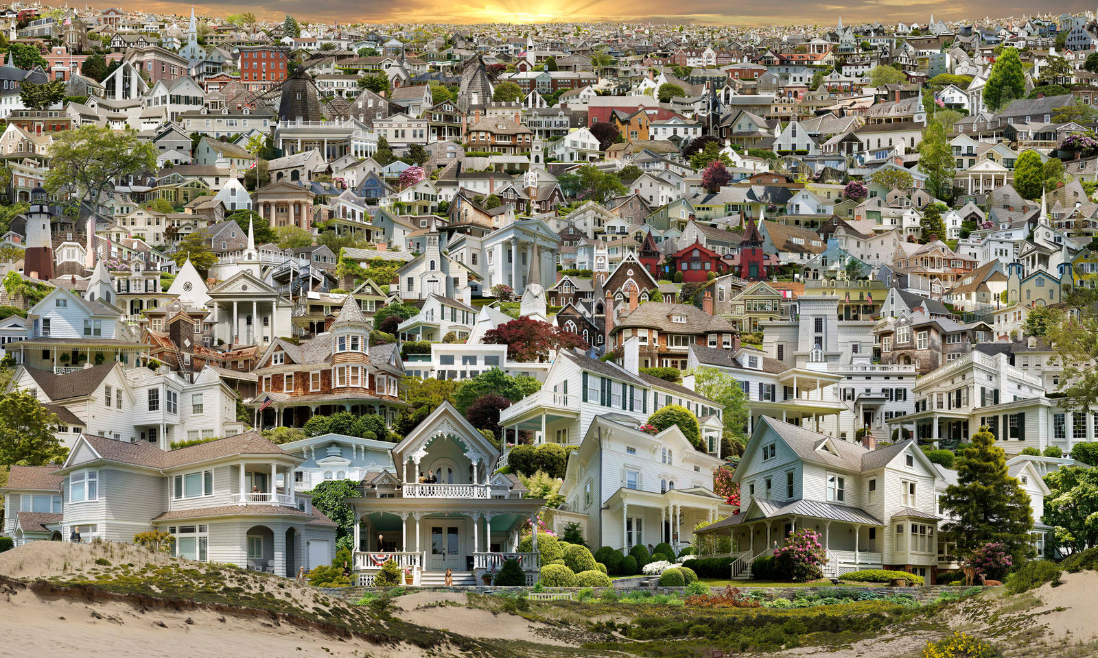 Jean-François Rauzier, The Hamptons Veduta, 2018