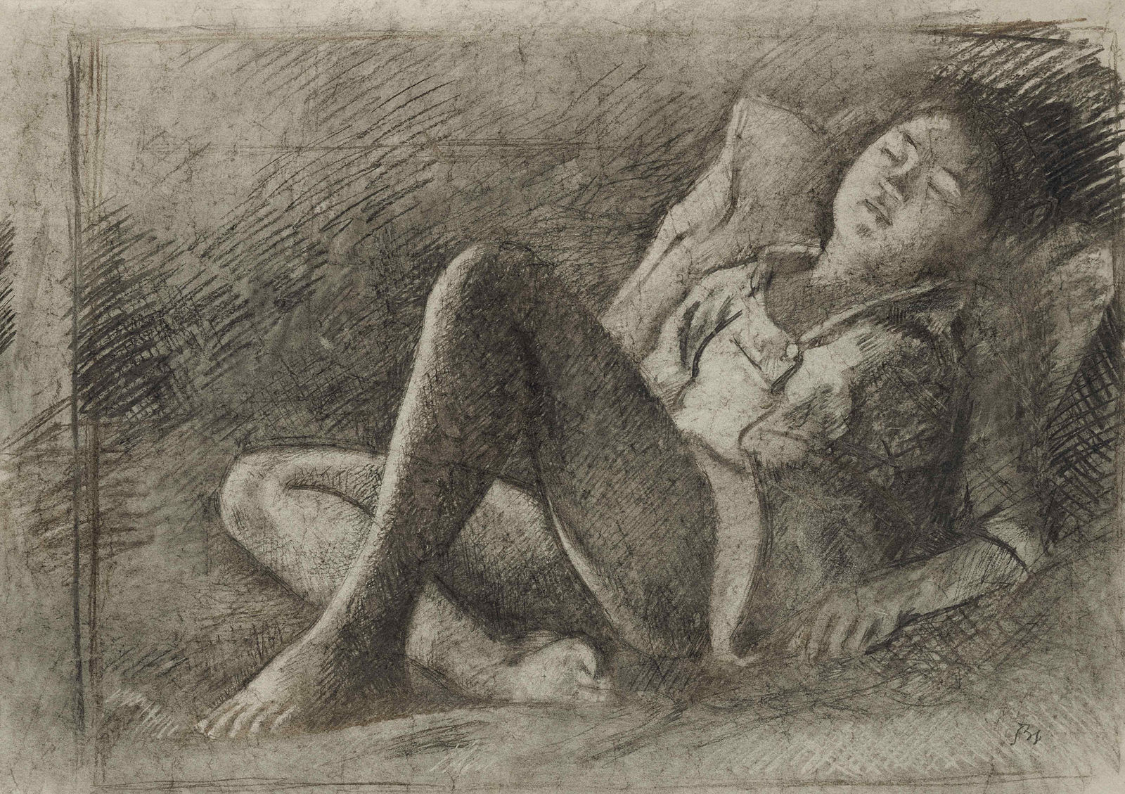 Balthus, Nu endormi, 1969-70