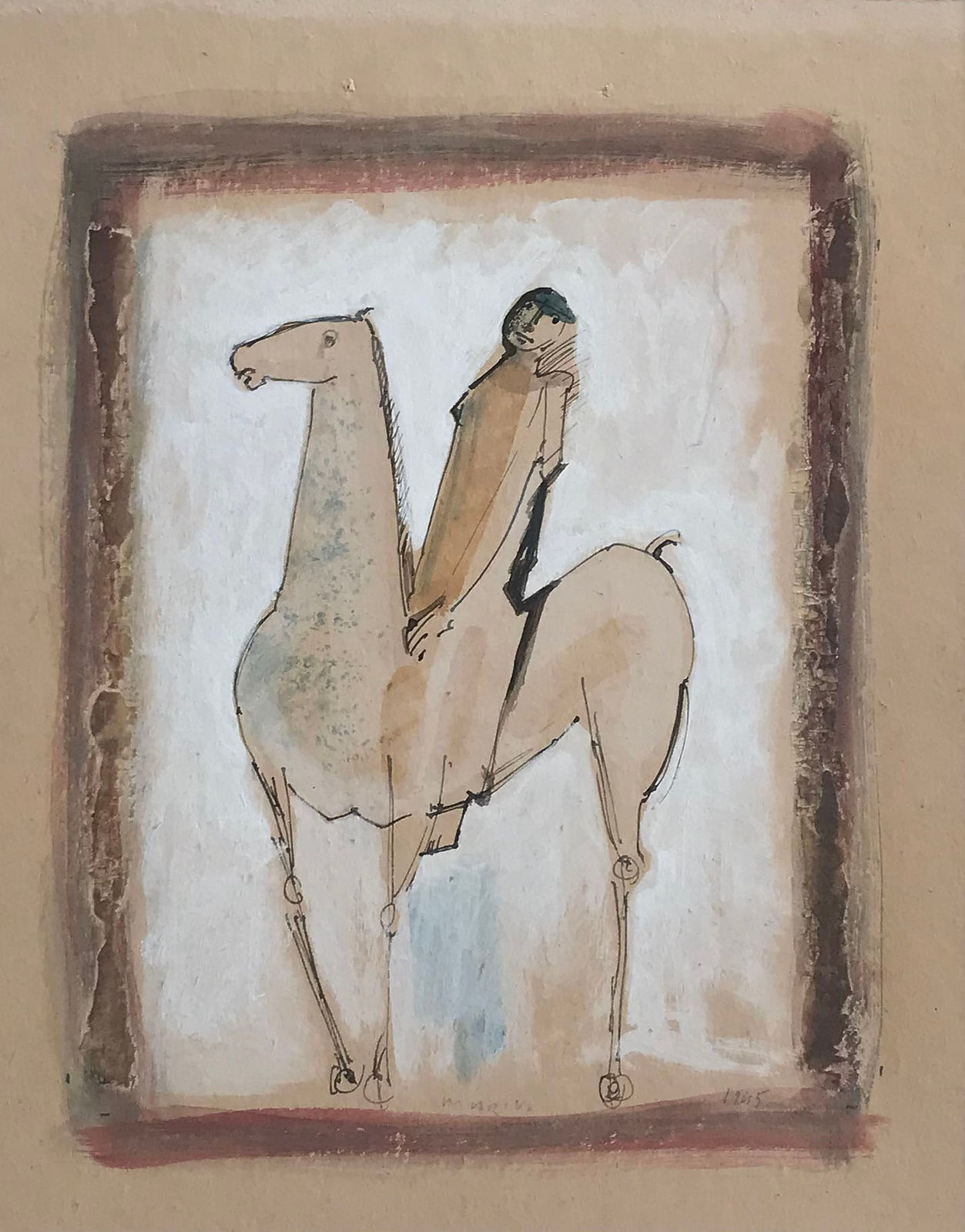 Marino Marini, Cavallo e Cavaliere, 1945