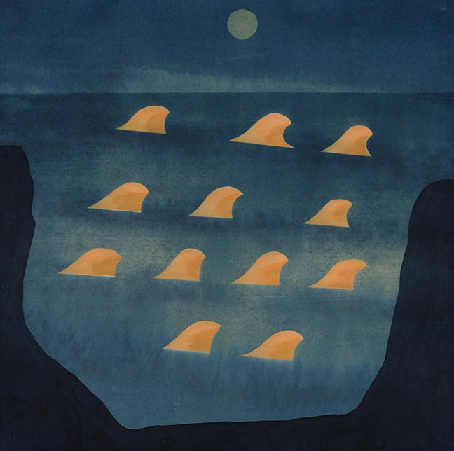 Casey Roberts, Midnight cove (golden chop)