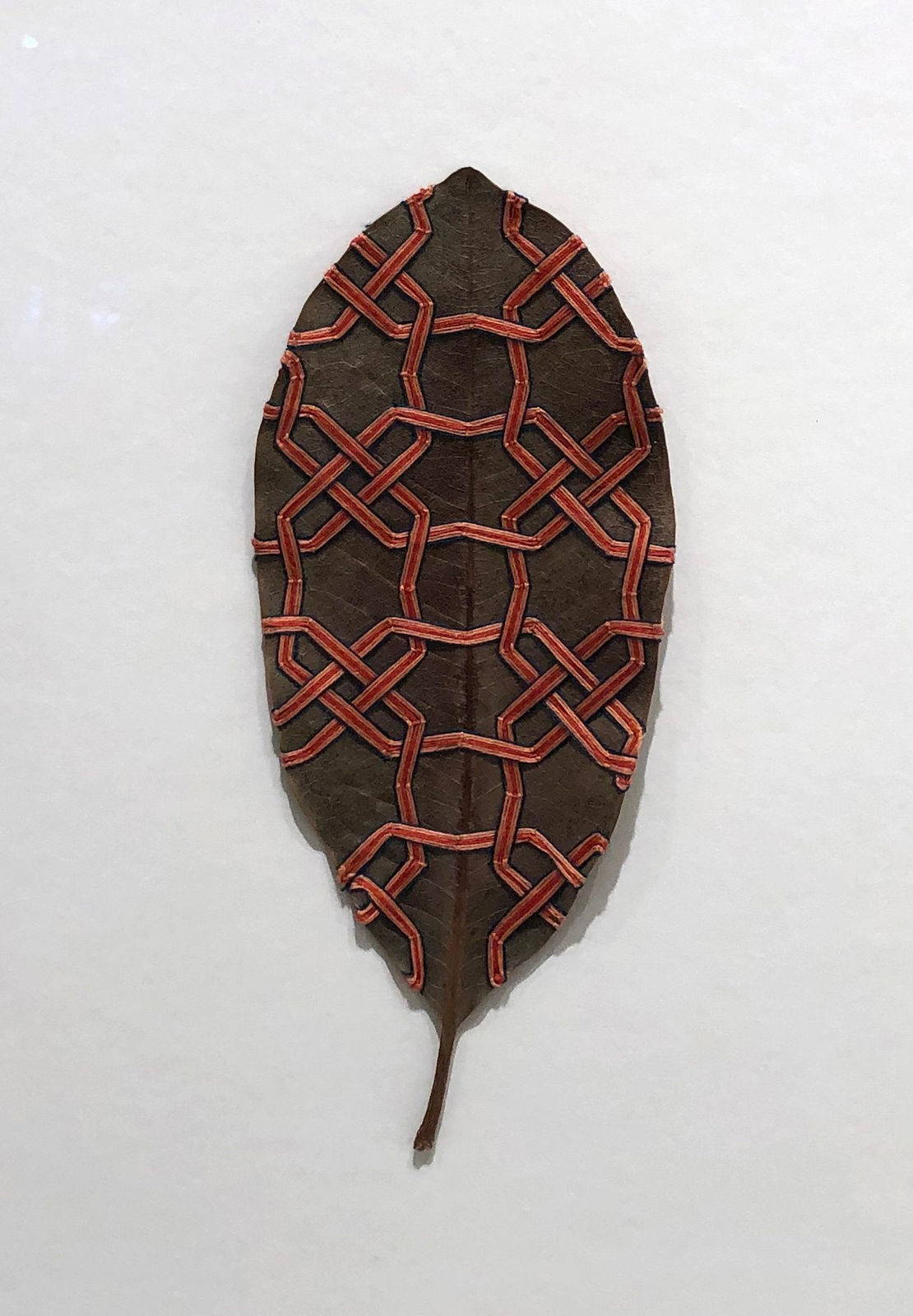 Hillary Waters Fayle, Gordian Knot in red/pink