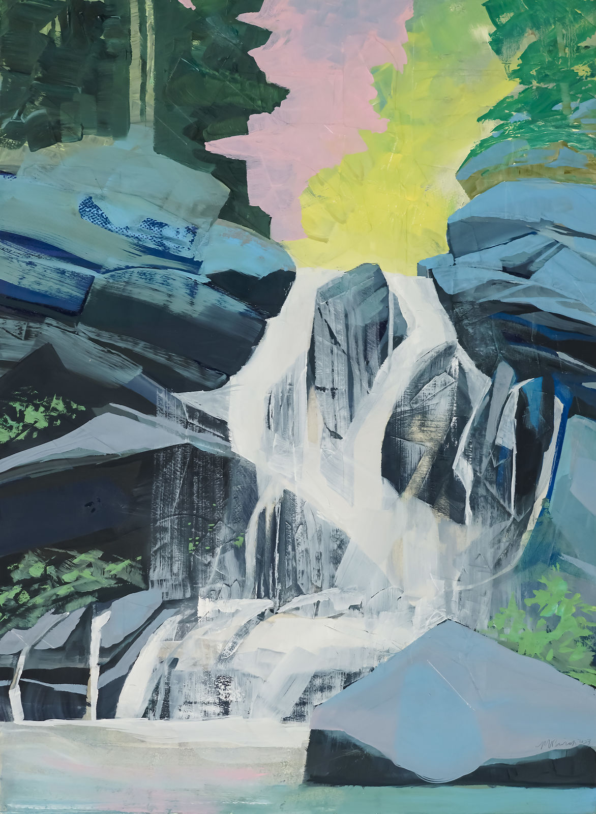 Mariella Bisson, When the Blue Shadow Falls