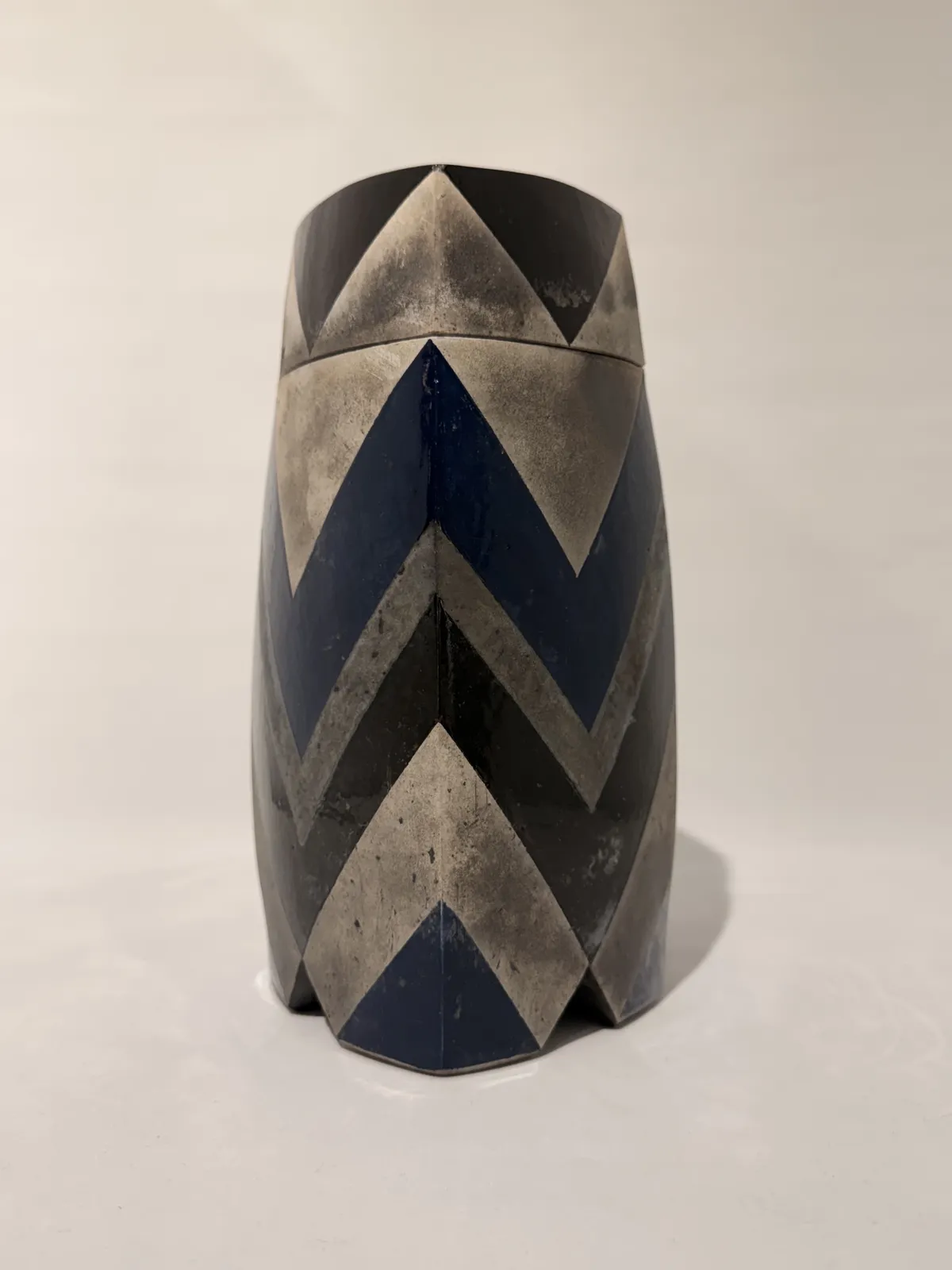 David Crane, Square Box with Zig Zag Strip 3