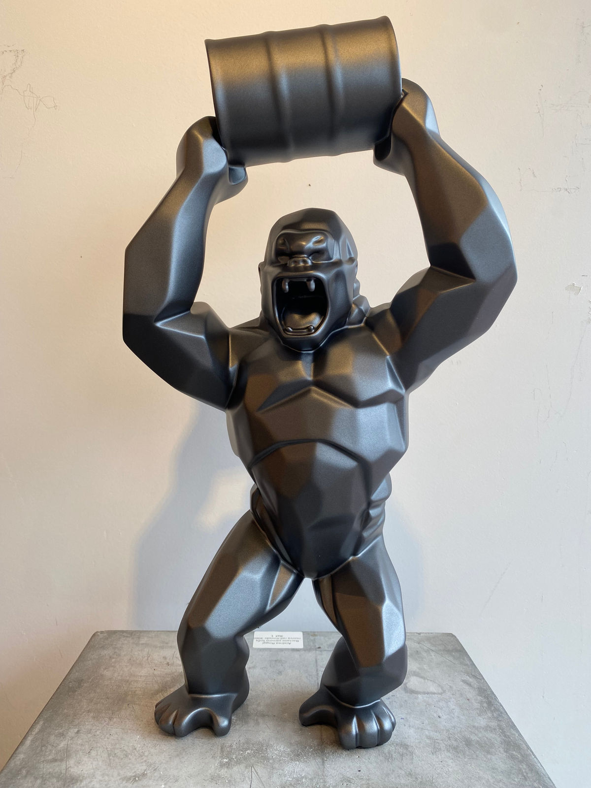 Richard Orlinski, Kong Baril gris argent