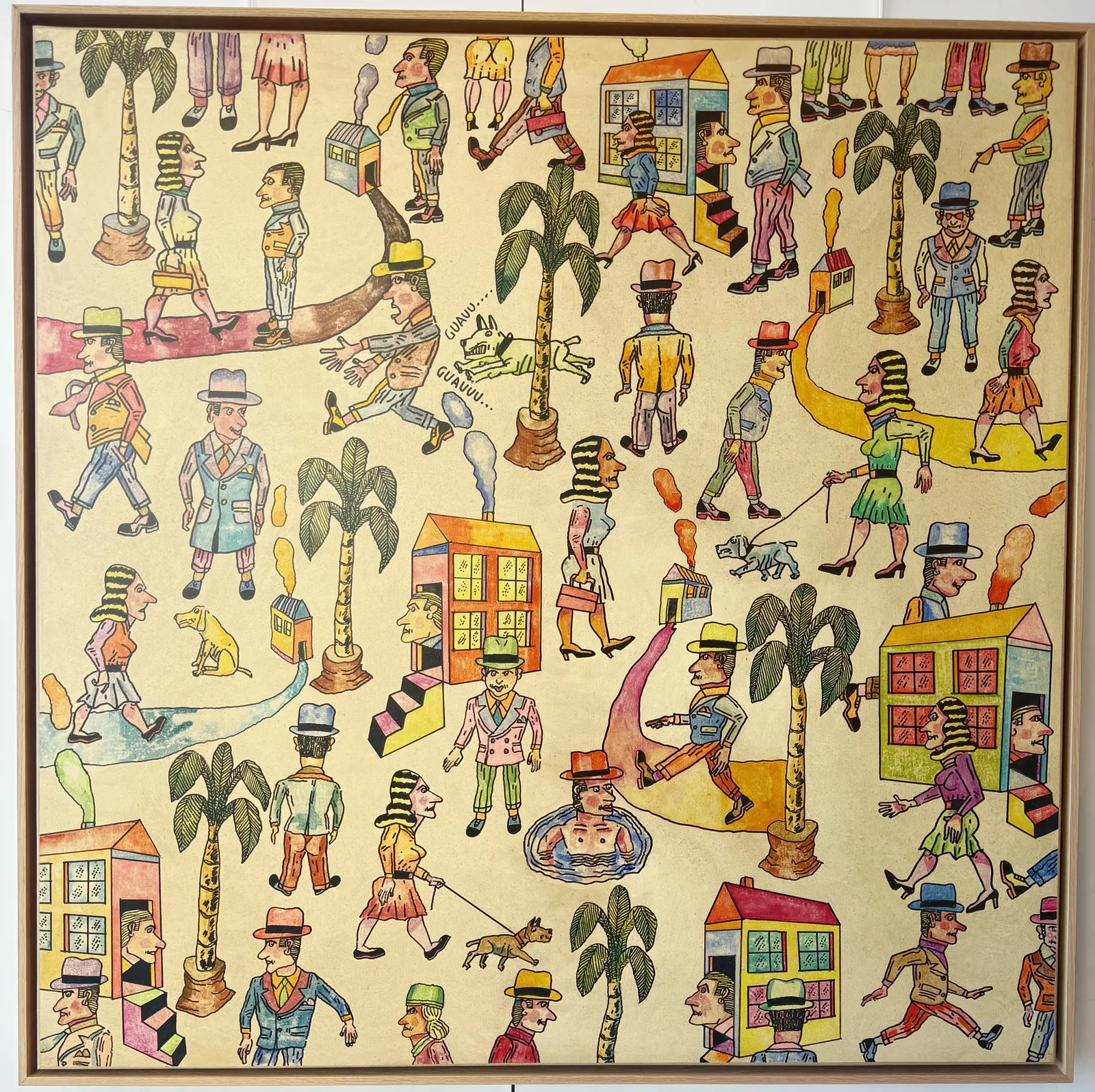 Antonio Segui, Perro interrumpiendo el Clima de Paz, 2021