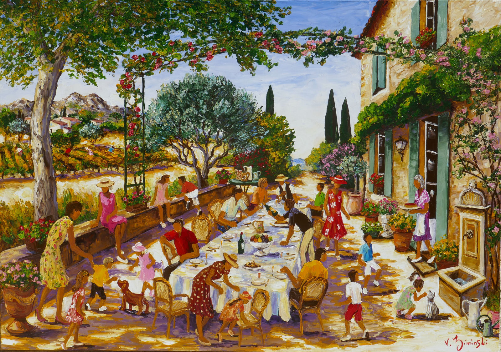 Véronique Ziminski, Repas de famille en Provence