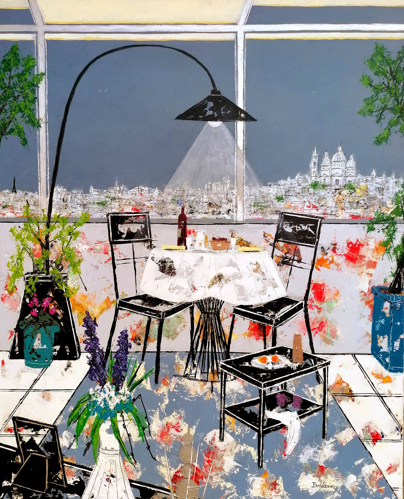 Jean-Pierre Borderie, La nuit commence à tomber sur Paris