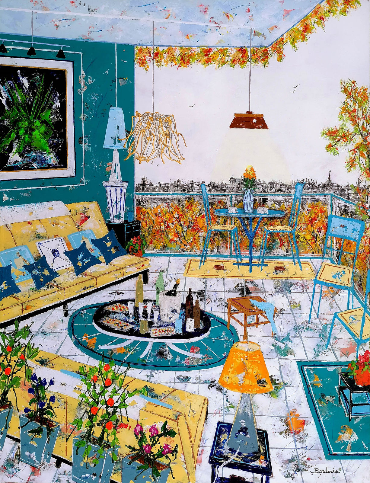 Jean-Pierre Borderie, La Terrasse Bleue