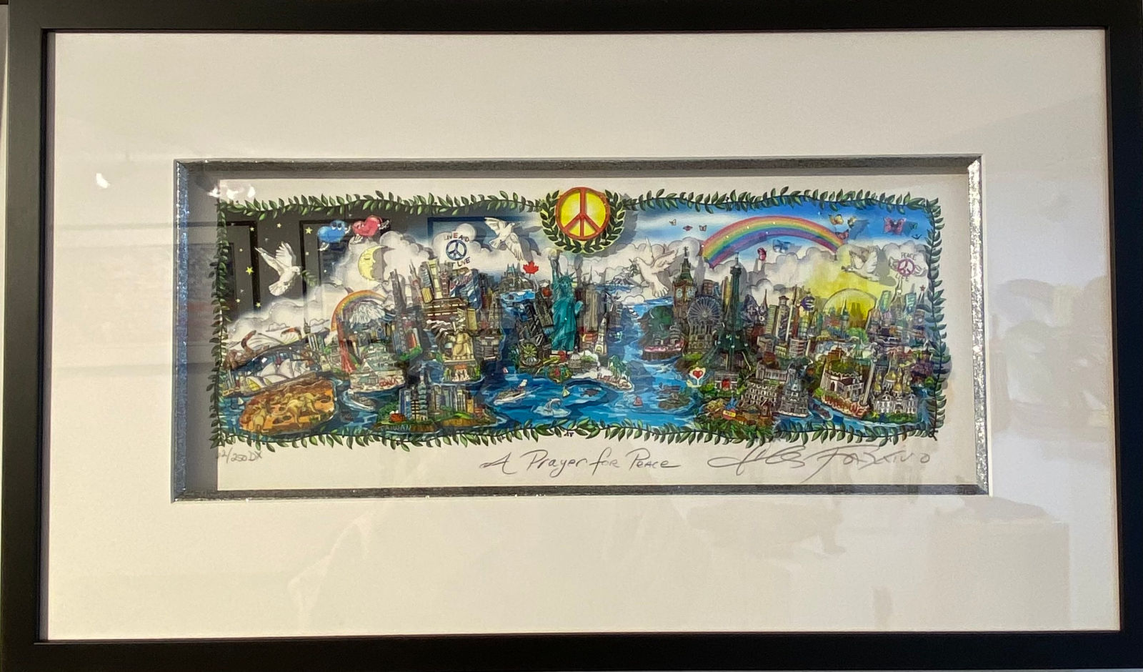 Charles Fazzino, A Prayer for Peace