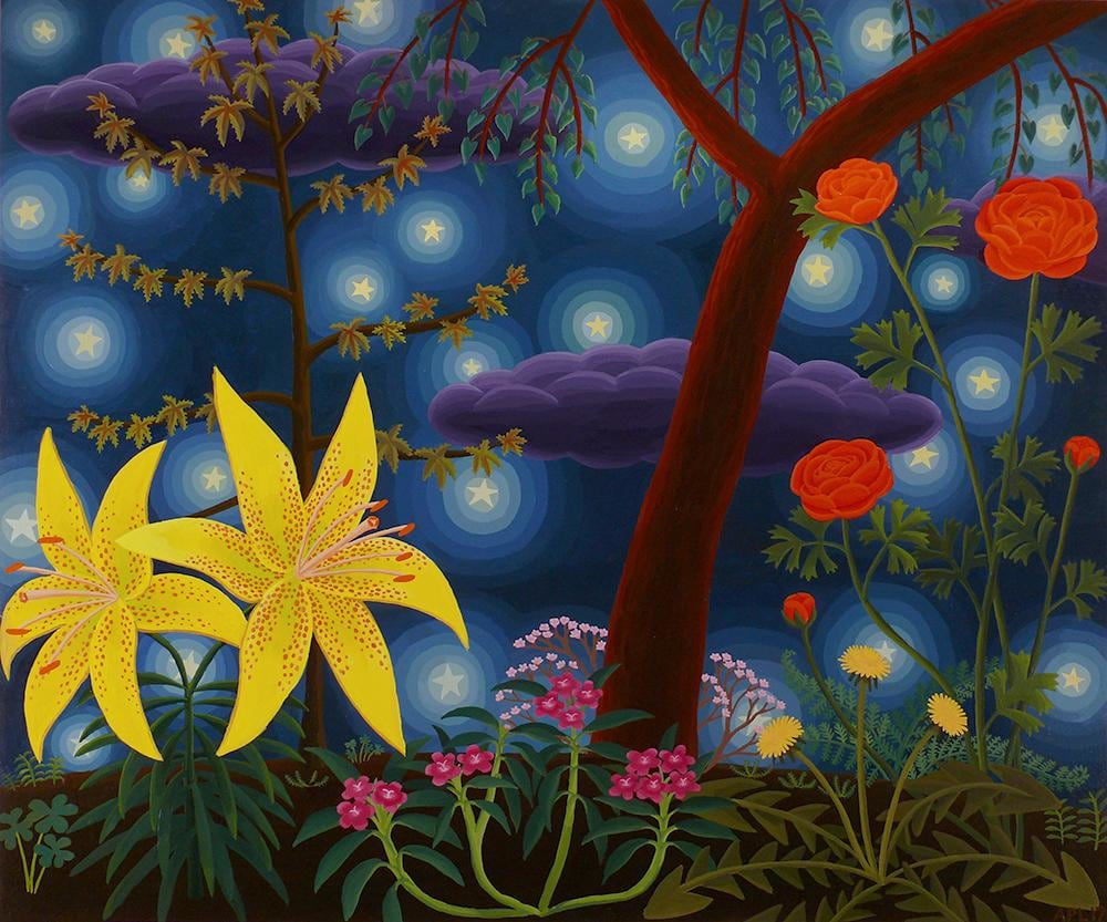 Amy Lincoln, Lily and Ranunculus, 2017