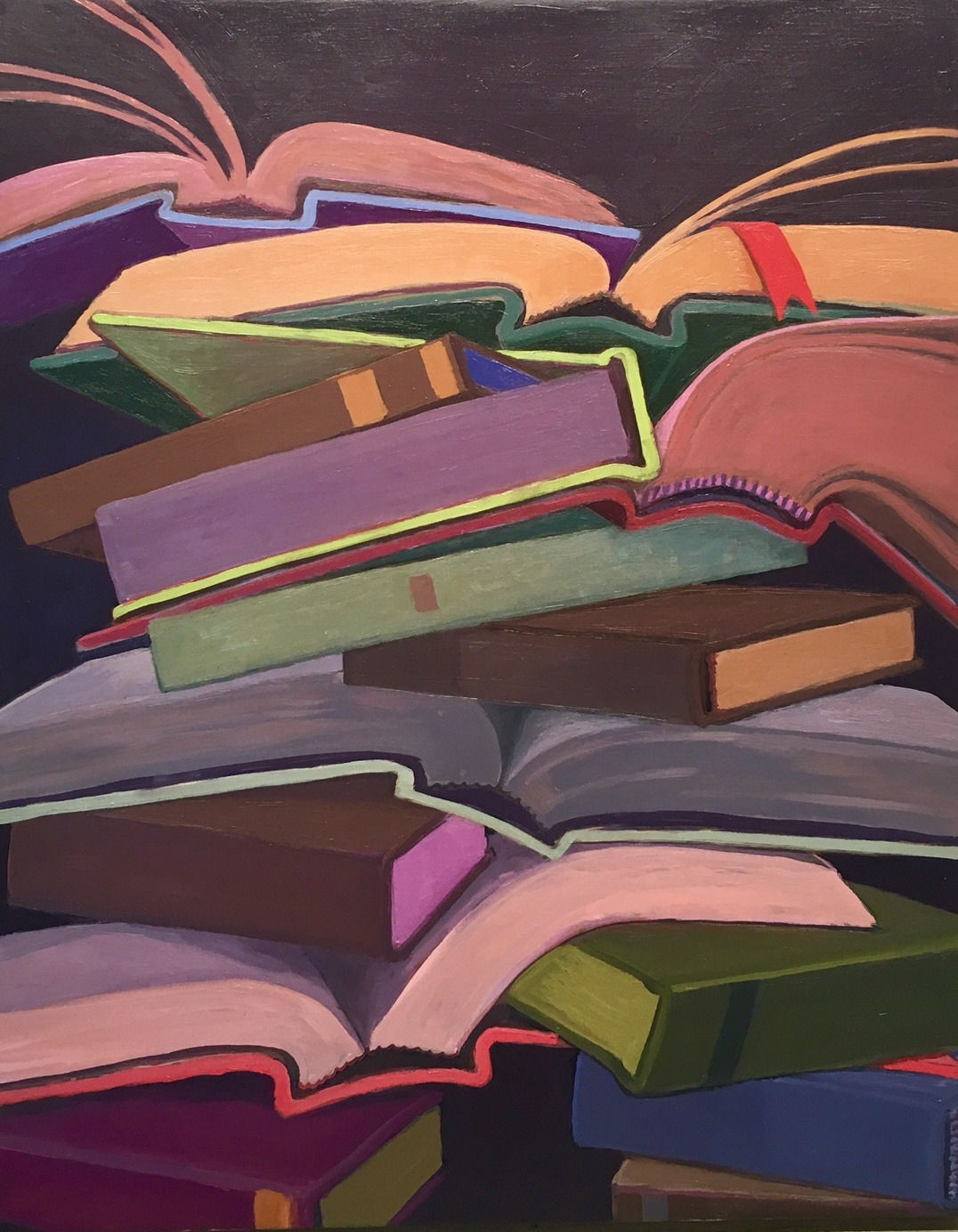 Twenty by Sixteen 2017, KK Kozik, Bookstack 3, 2017