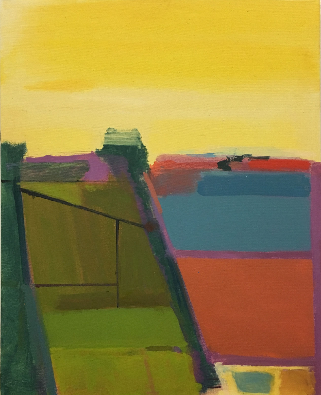 Twenty by Sixteen 2017, Elizabeth Hazan, Field #33, 2017