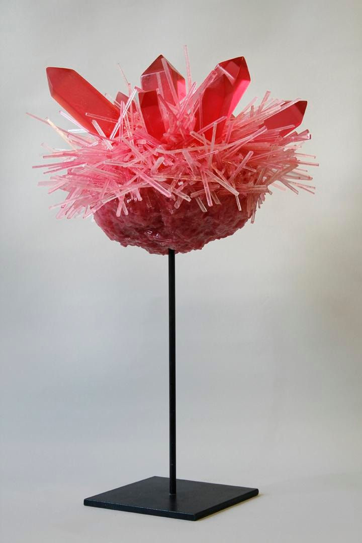 Carson Fox, Pink Crystal Pom, 2013