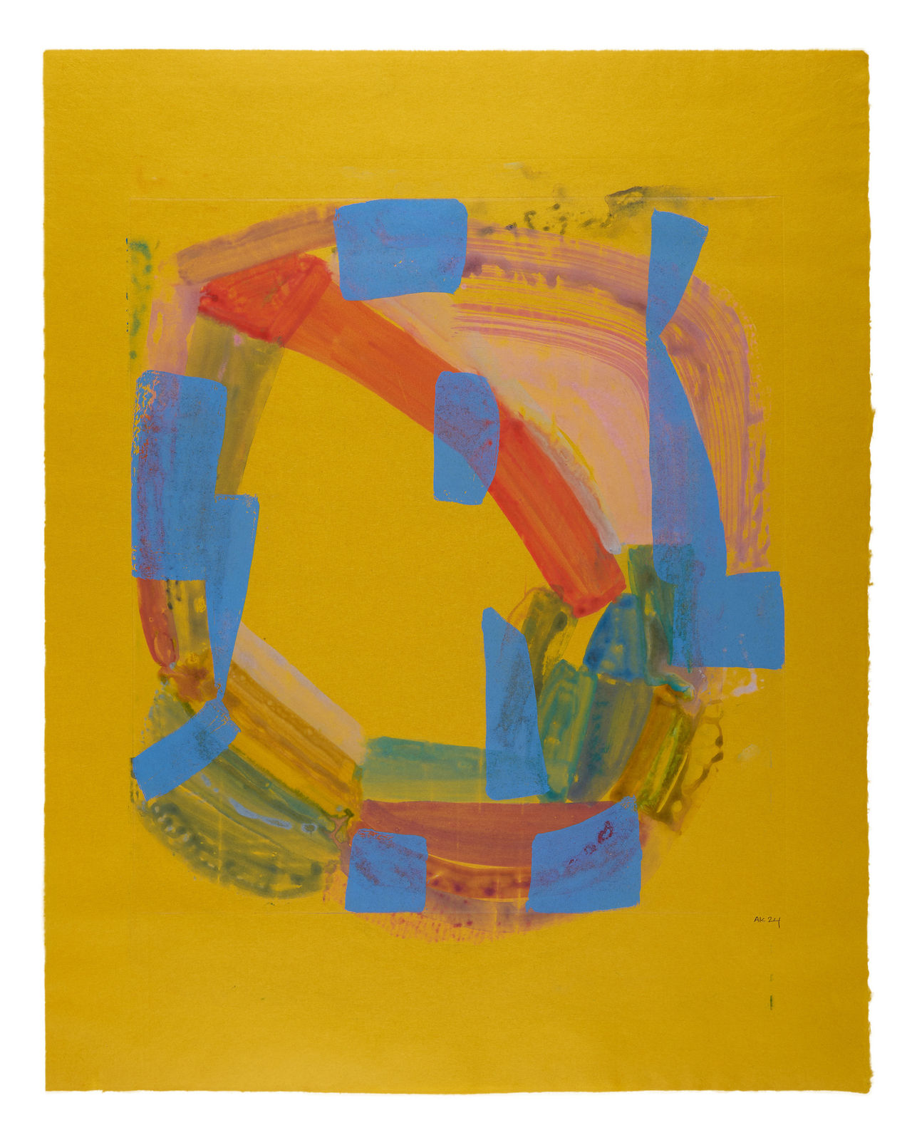 Anna Kunz, Untitled (Yellow), 2024