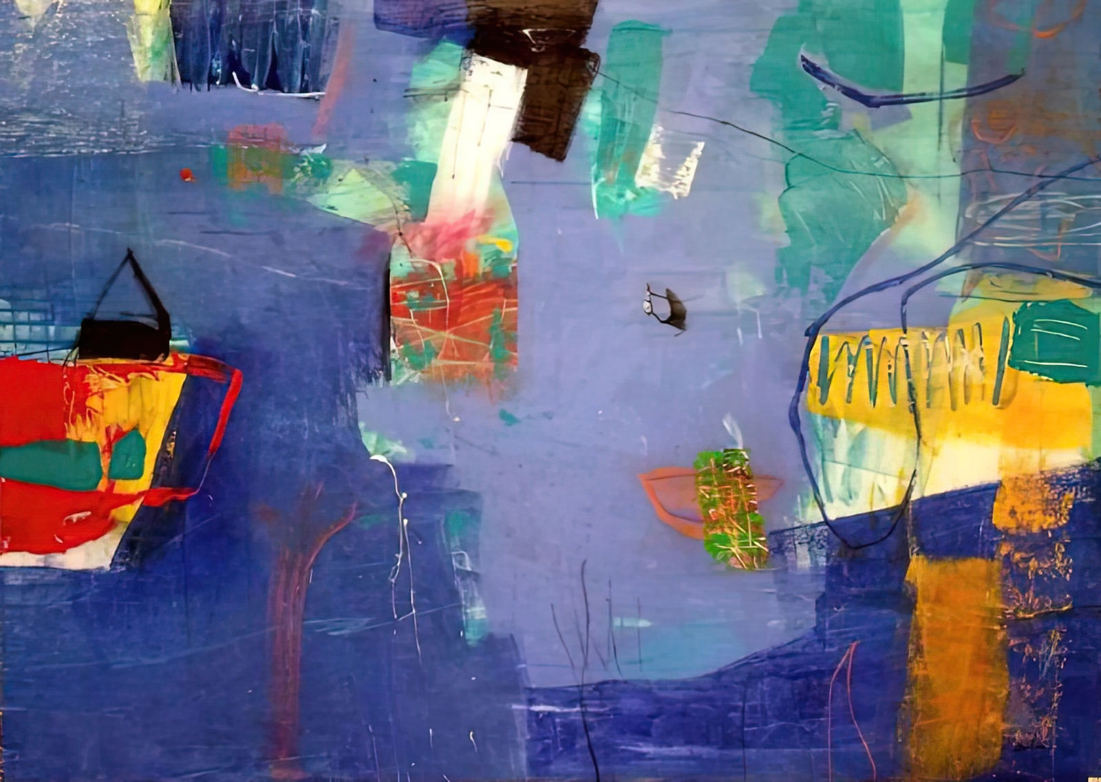 Giancarlo Bertini, Sin Titulo AZUL, 2019