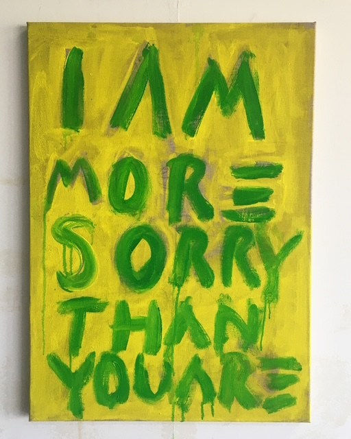 Pieter Lemmens, I am more sorry than you are, 2021