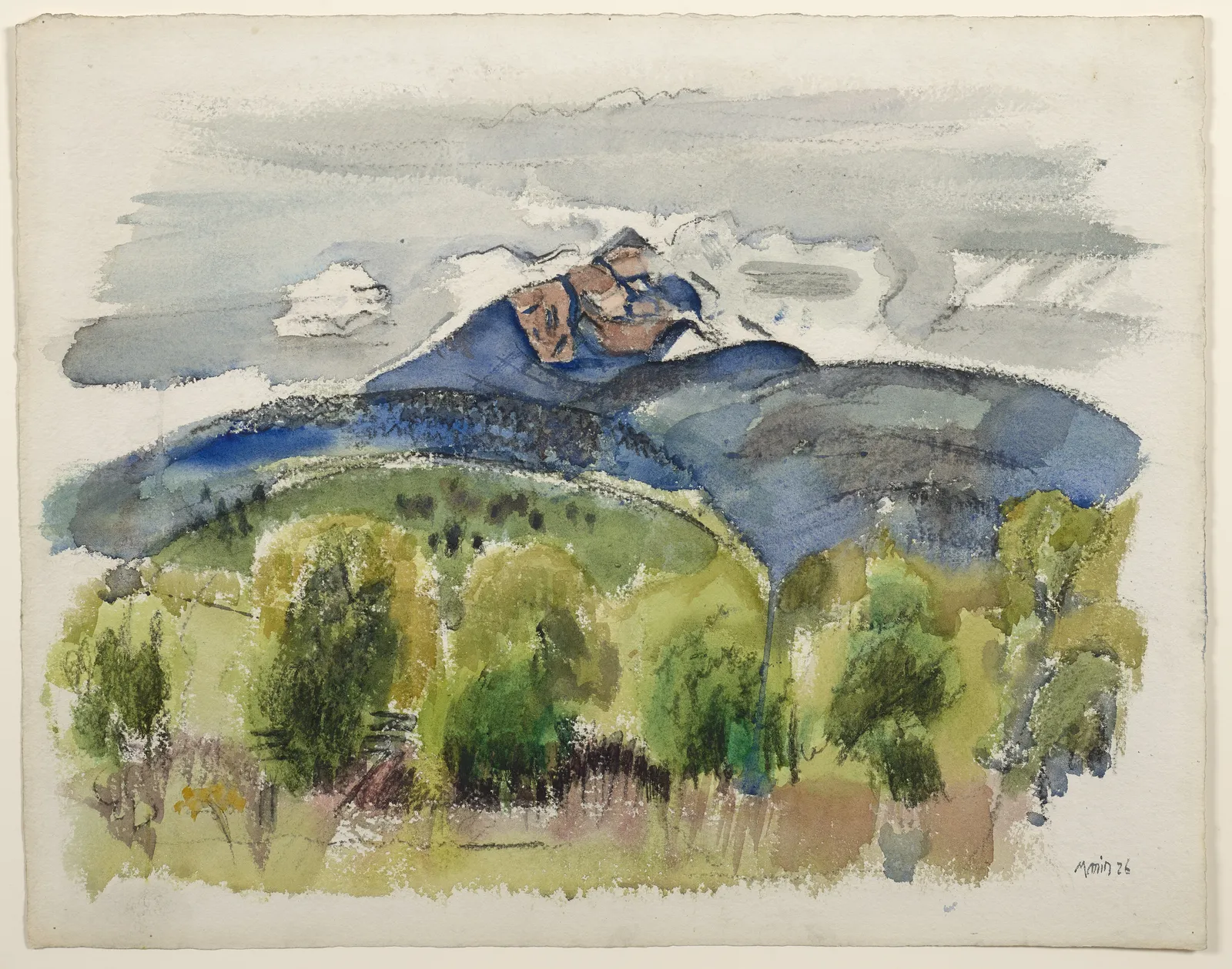John Marin, Chocorua, White Mountain Series, 1926
