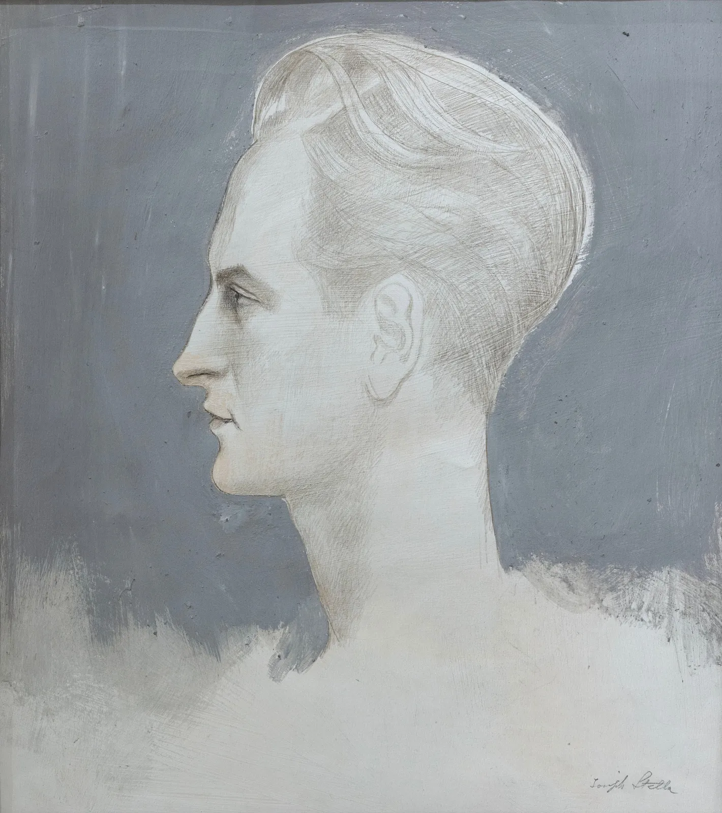 Joseph Stella, Portrait of Marcel Duchamp, c. 1923-24