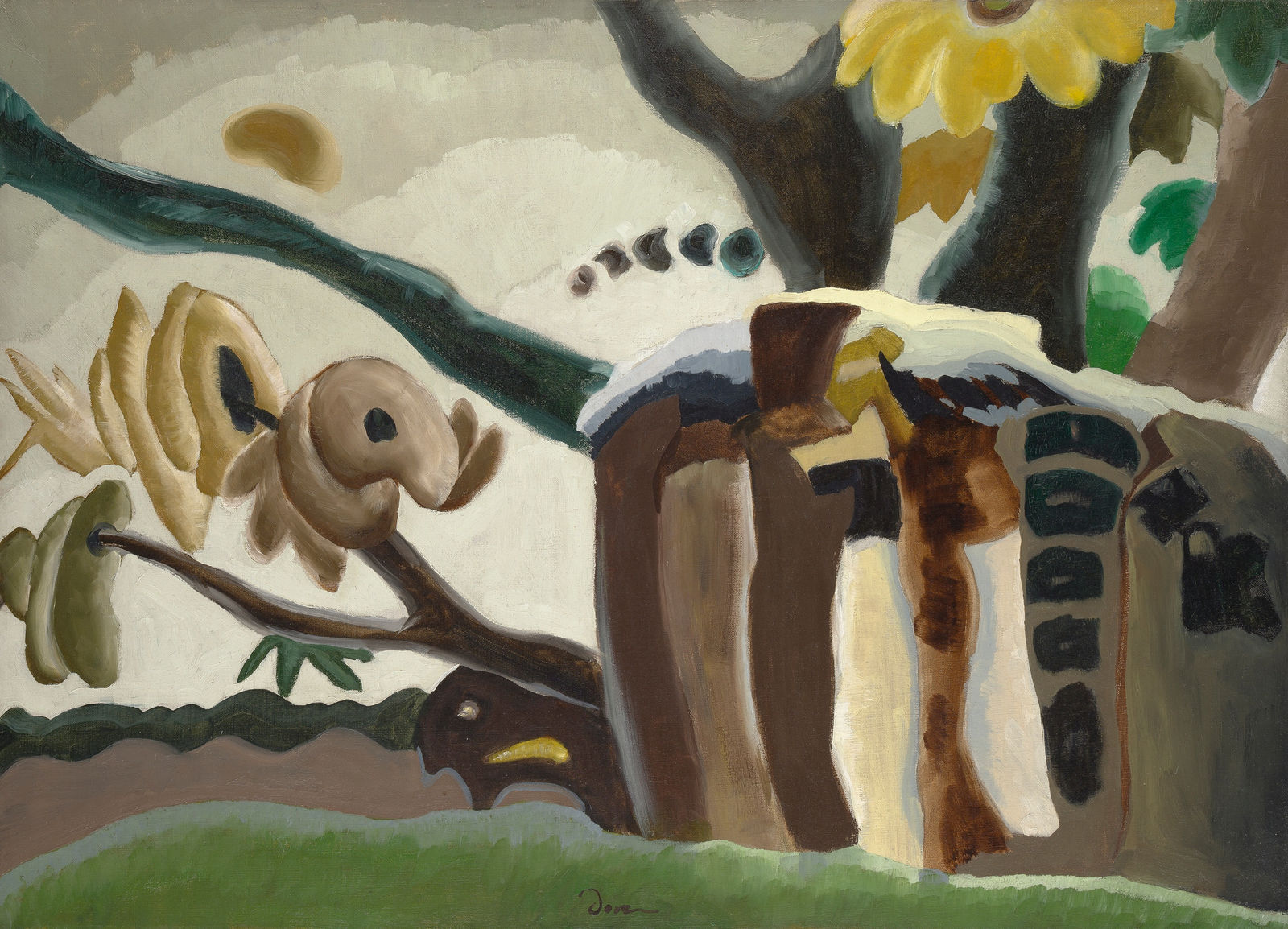 Arthur Dove, Brickyard Shed, 1934