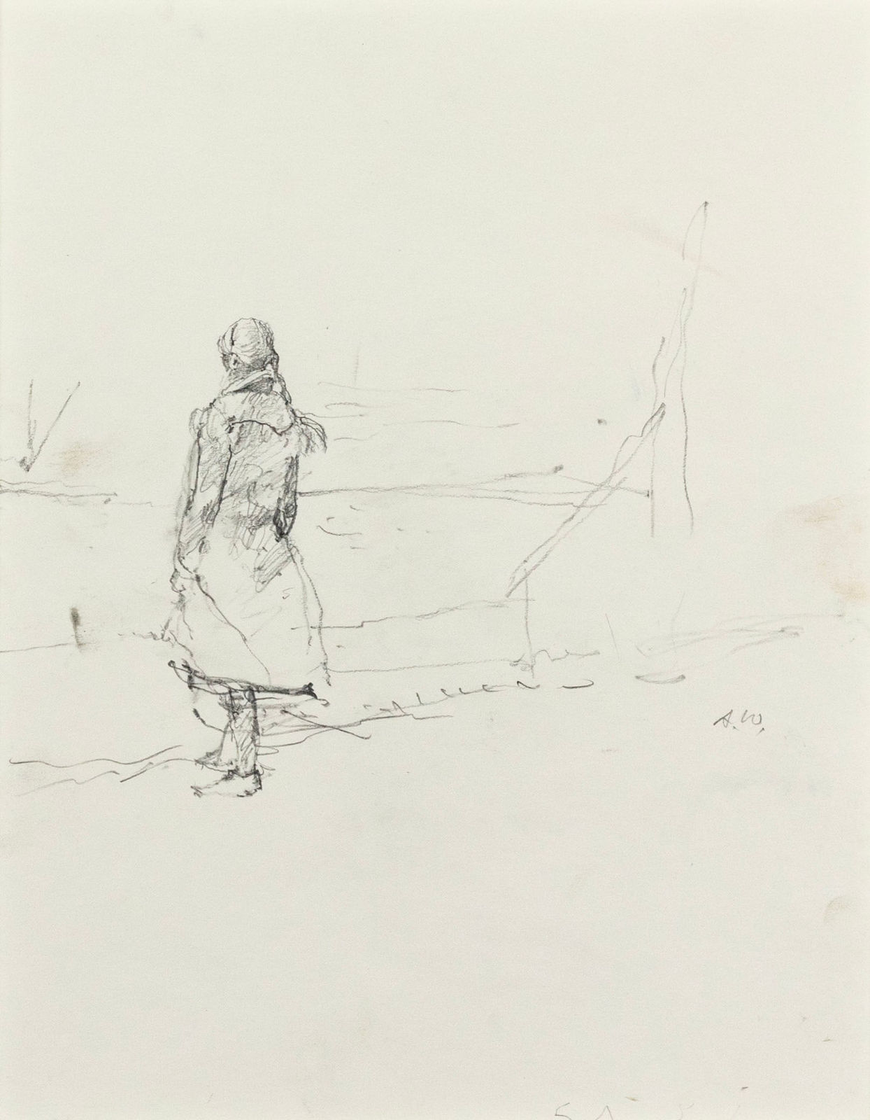 Andrew Wyeth, Untitled, 1980