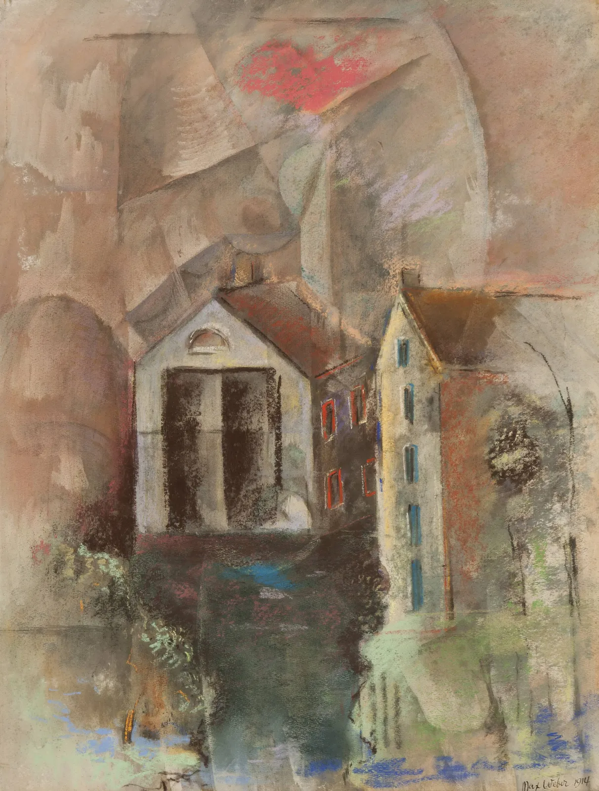 Max Weber, The Village, 1914