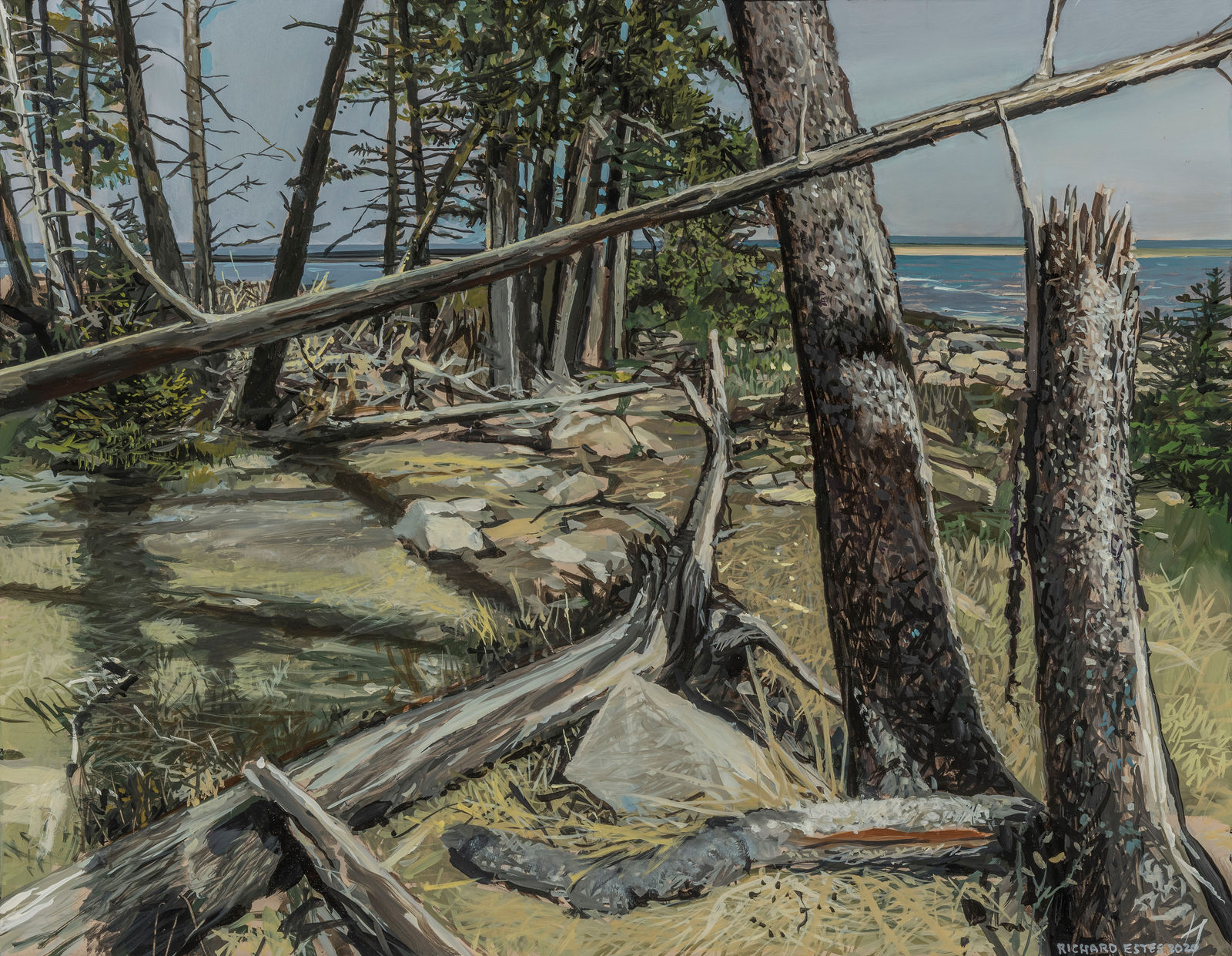 Richard Estes, Acadia Park VII, 2020