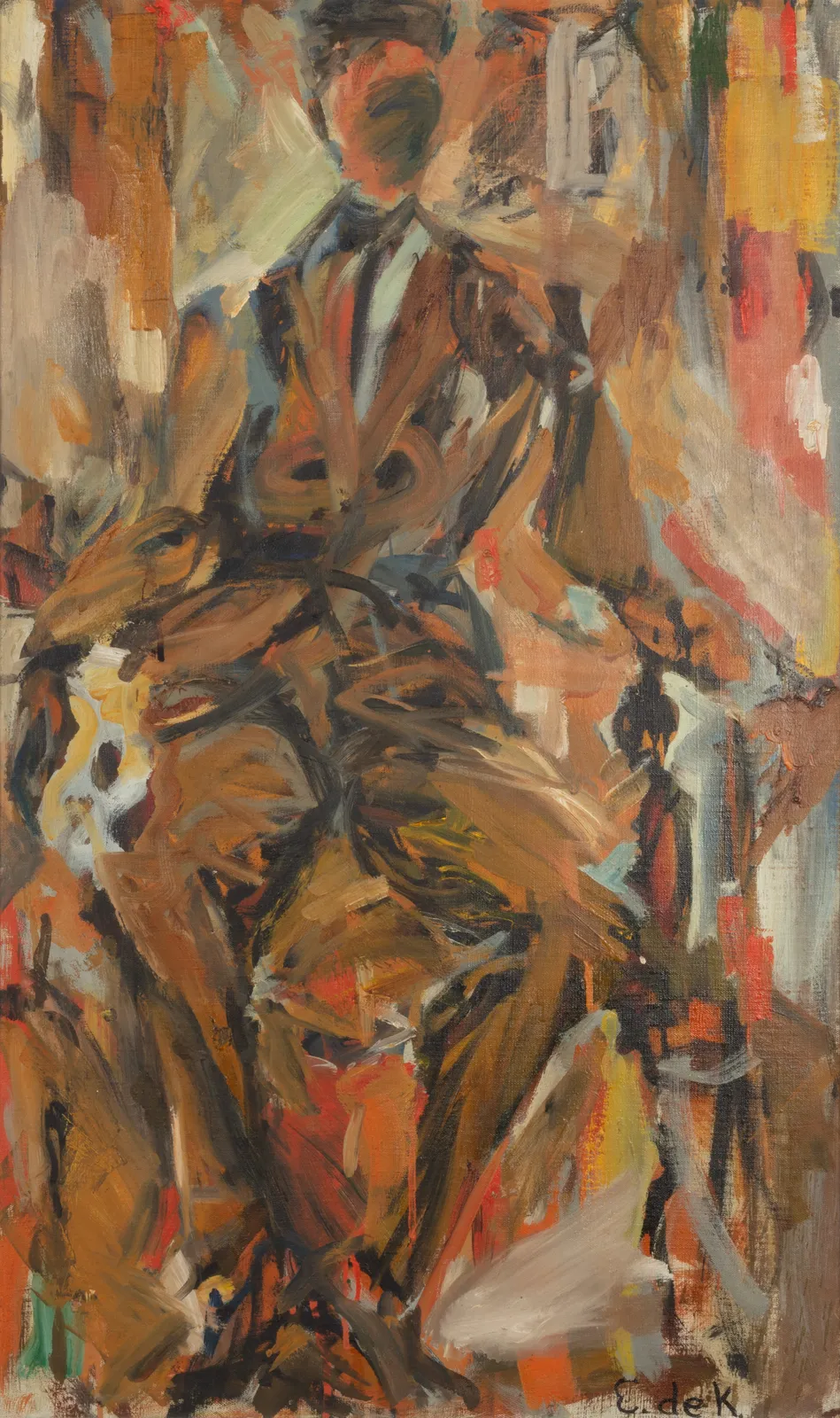 Elaine De Kooning, Portrait of Conrad, 1955