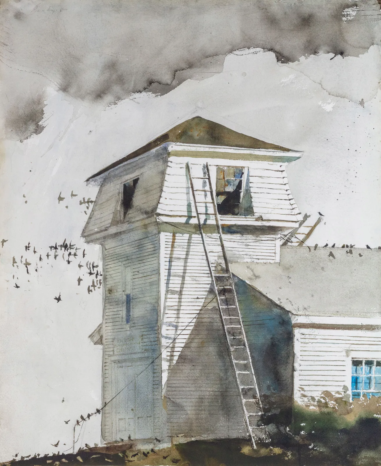 Andrew Wyeth, Roofers, 1988