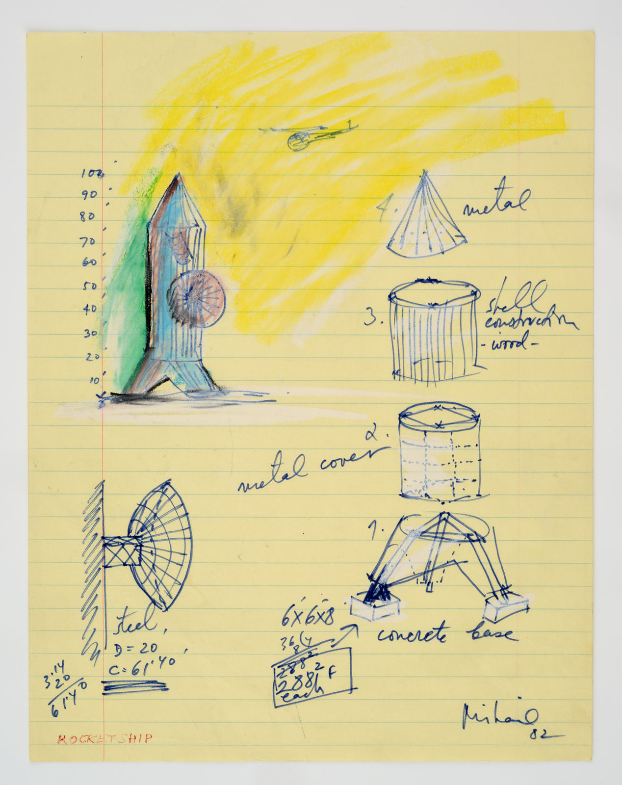 Mihail, The Yellow Pad Rocket 4, 1982
