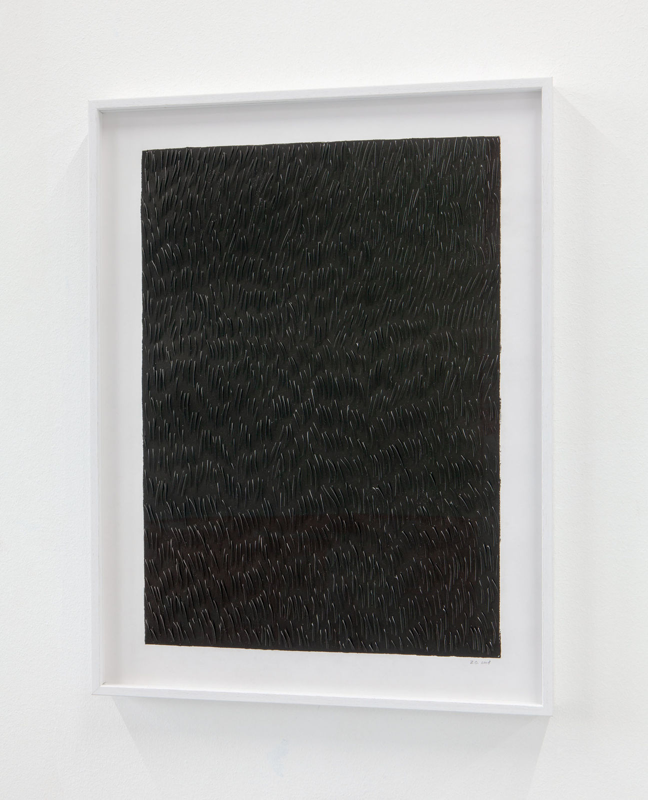 Zaida Oenema, Field Monochrome (Black/Black), 2018