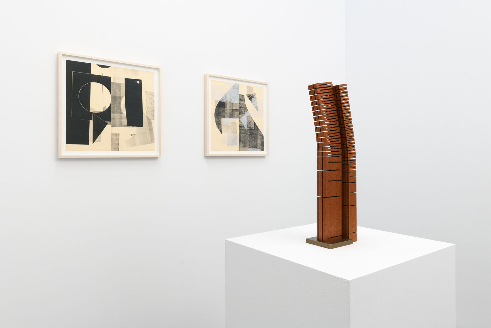 Austin Thomas, Pressure and Ink (diptych), 2019