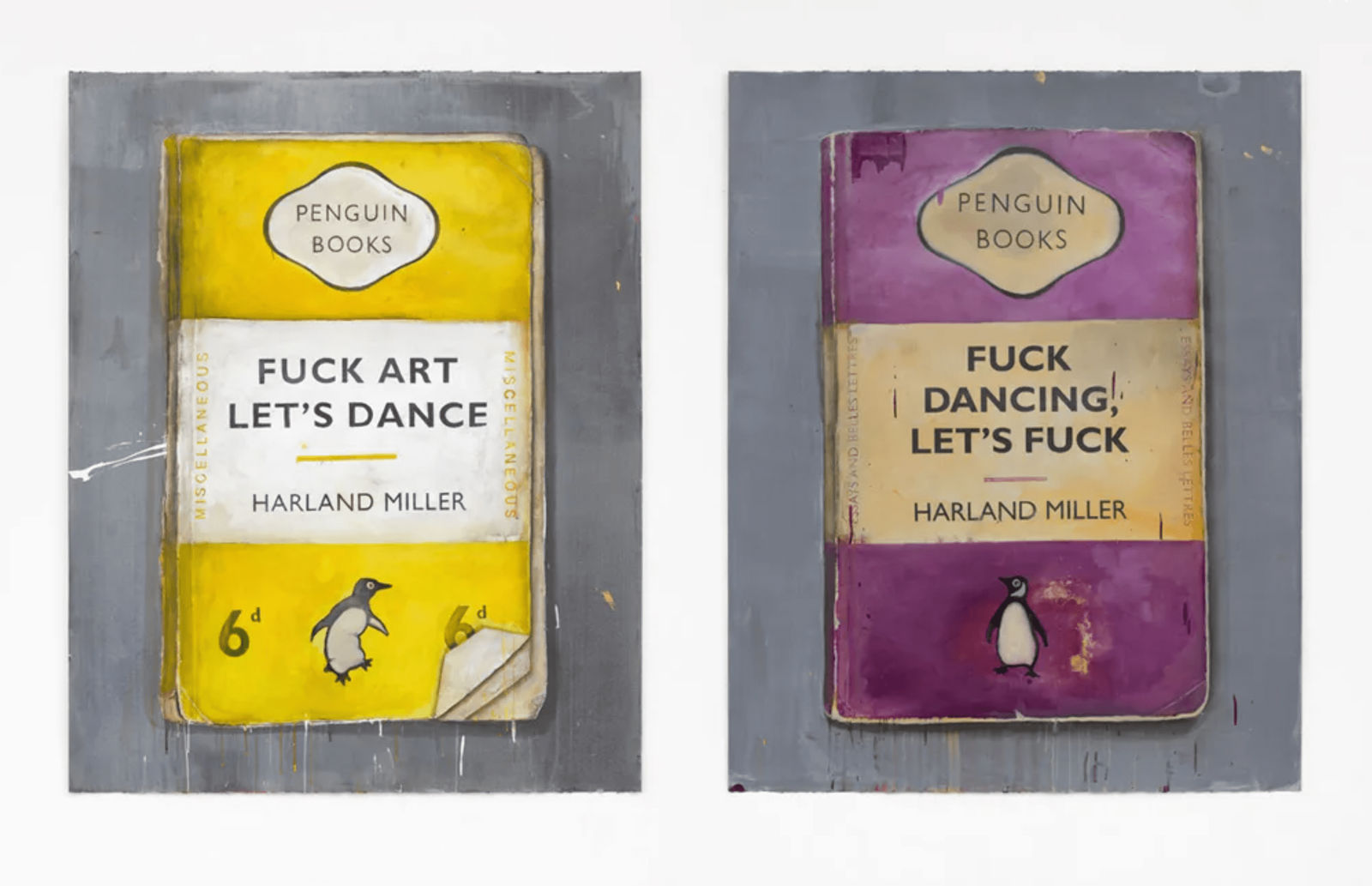 Harland Miller, Fuck Art Let's Dance, 2011