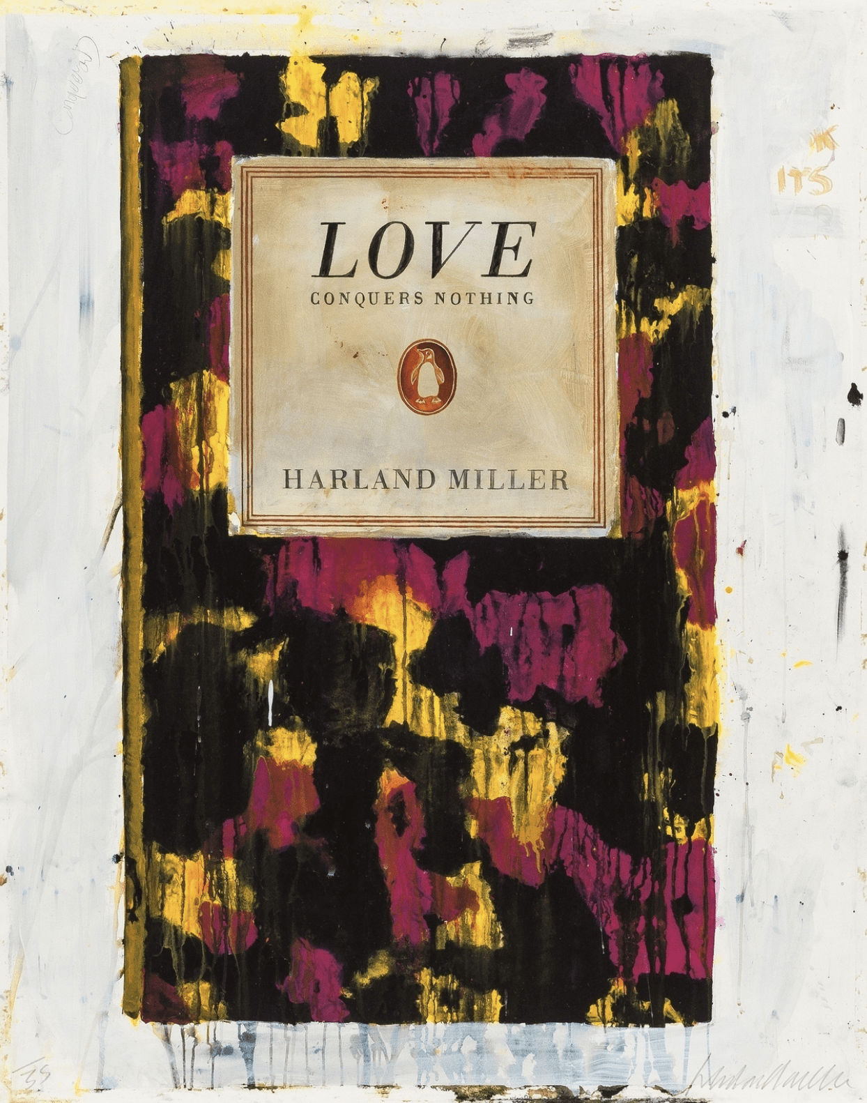 Harland Miller, Love Conquers Nothing, 2011