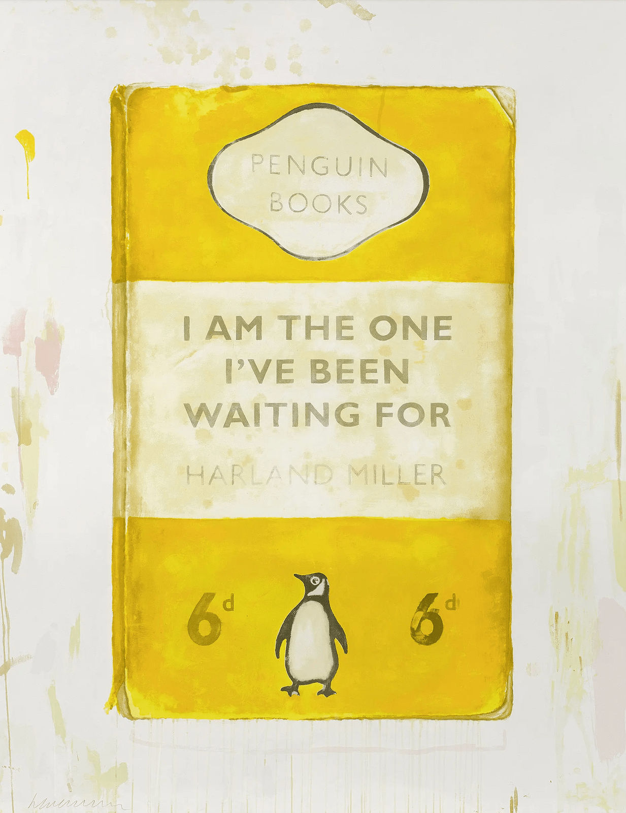 Harland Miller, I Am The One I've Been Waiting For, 2012
