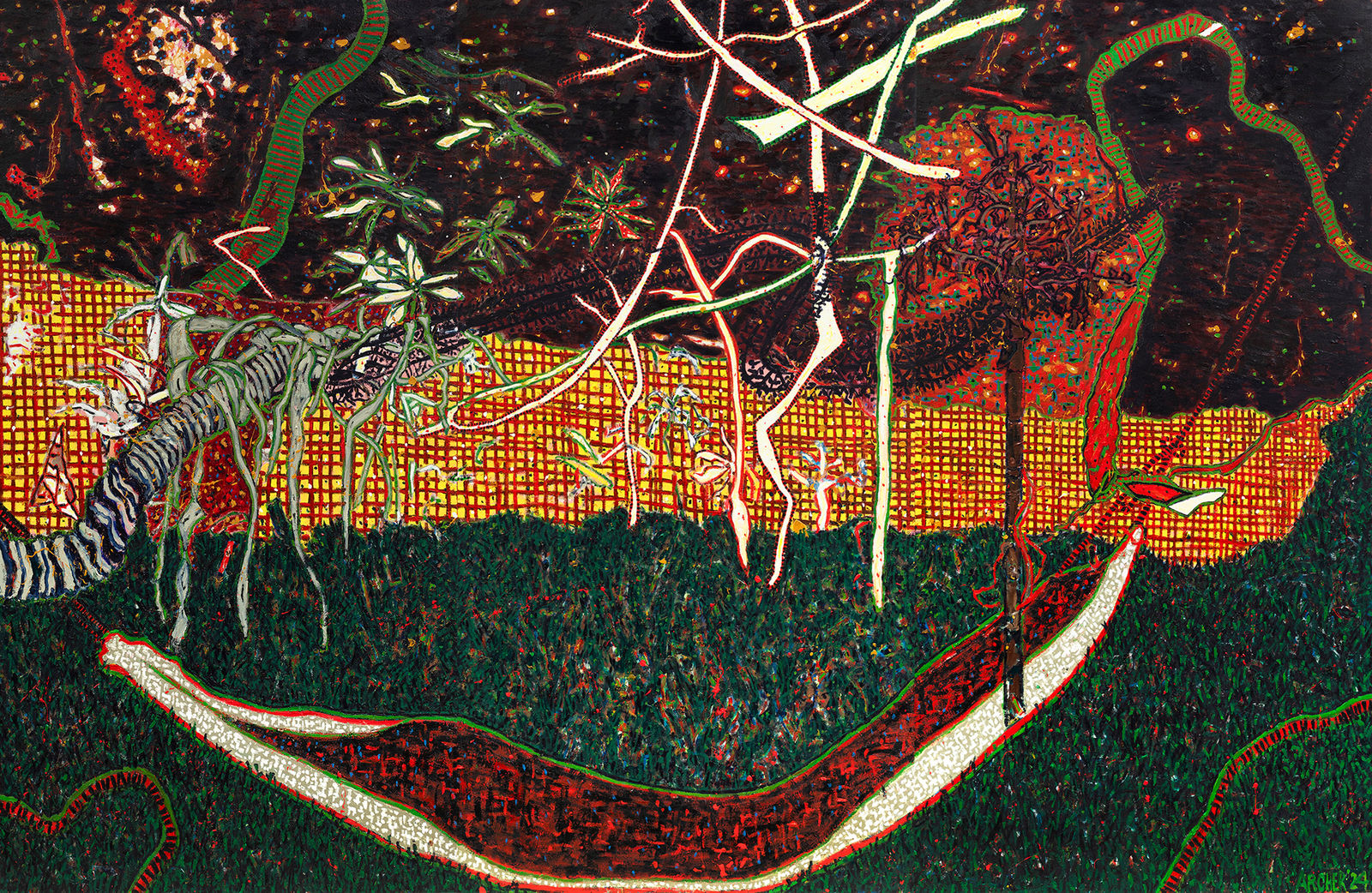 Suzanne Archer, Winter Tracking Wedderburn, 2024