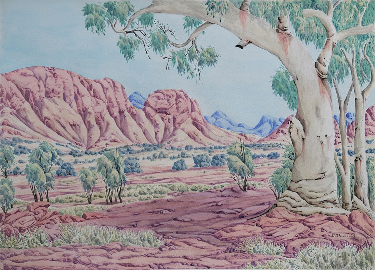 Kumantji (Hubert) Pareroultja, Urana Tjina (James Range, NT) (Cat no: 245-22), 2022