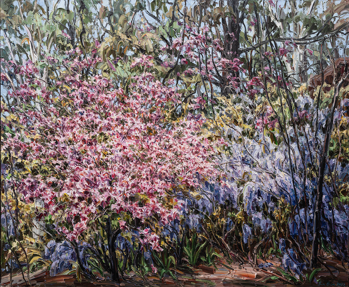 Jun Chen, Blooms in Bush 2, 2022