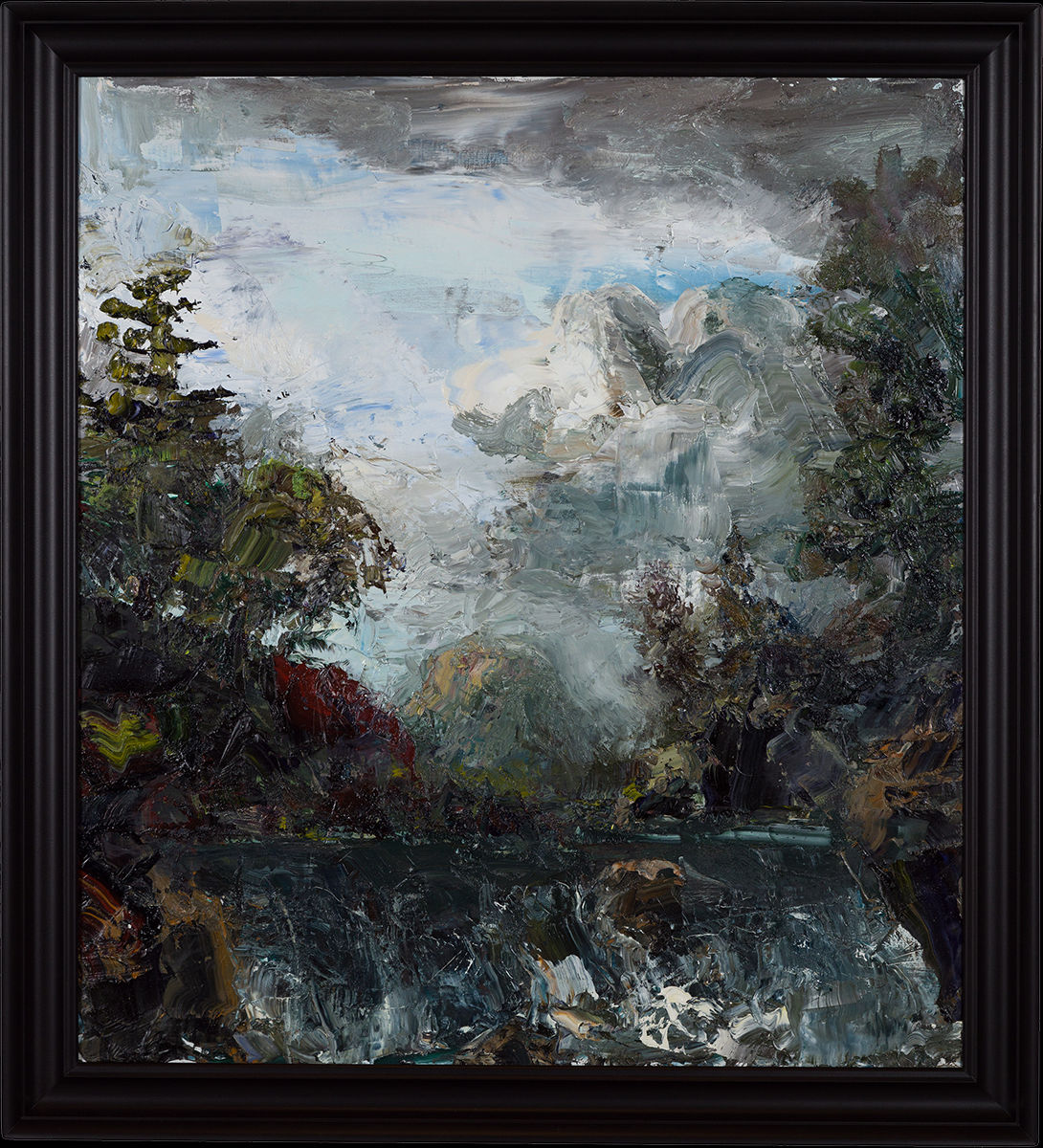 Paul Ryan, Landscape after Jacob van Ruisdael, 2023