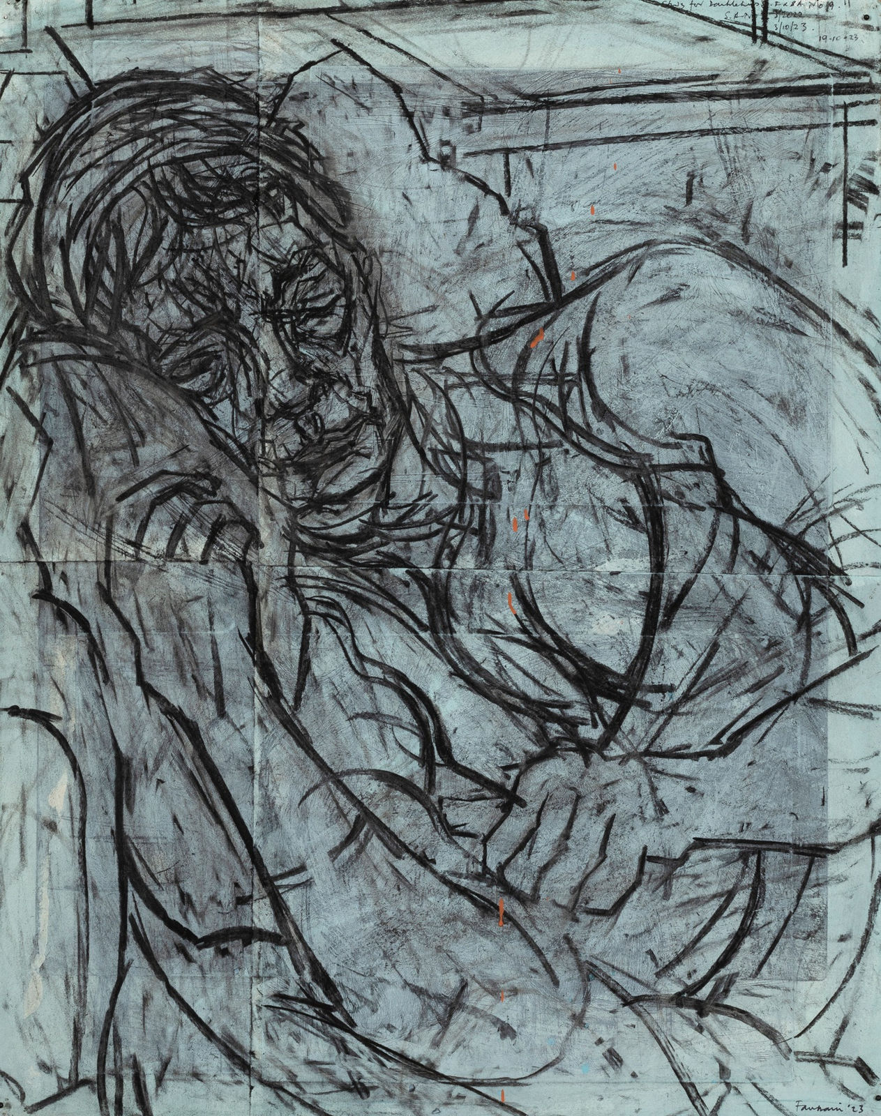 David Fairbairn, Small Portrait of S.A.No.9, 2023