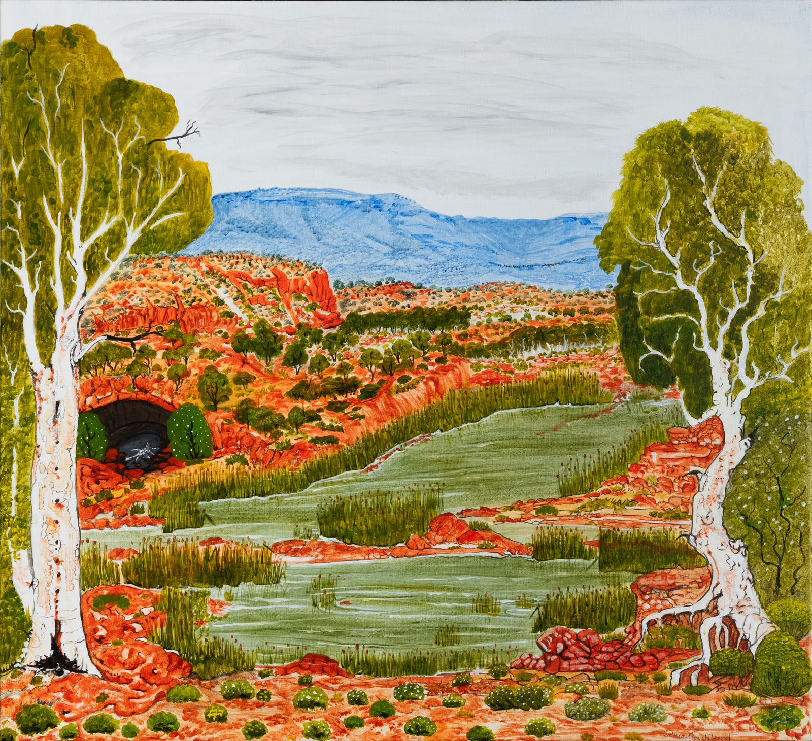 Selma Coulthard, Running waters at Tempe Downs, 2026