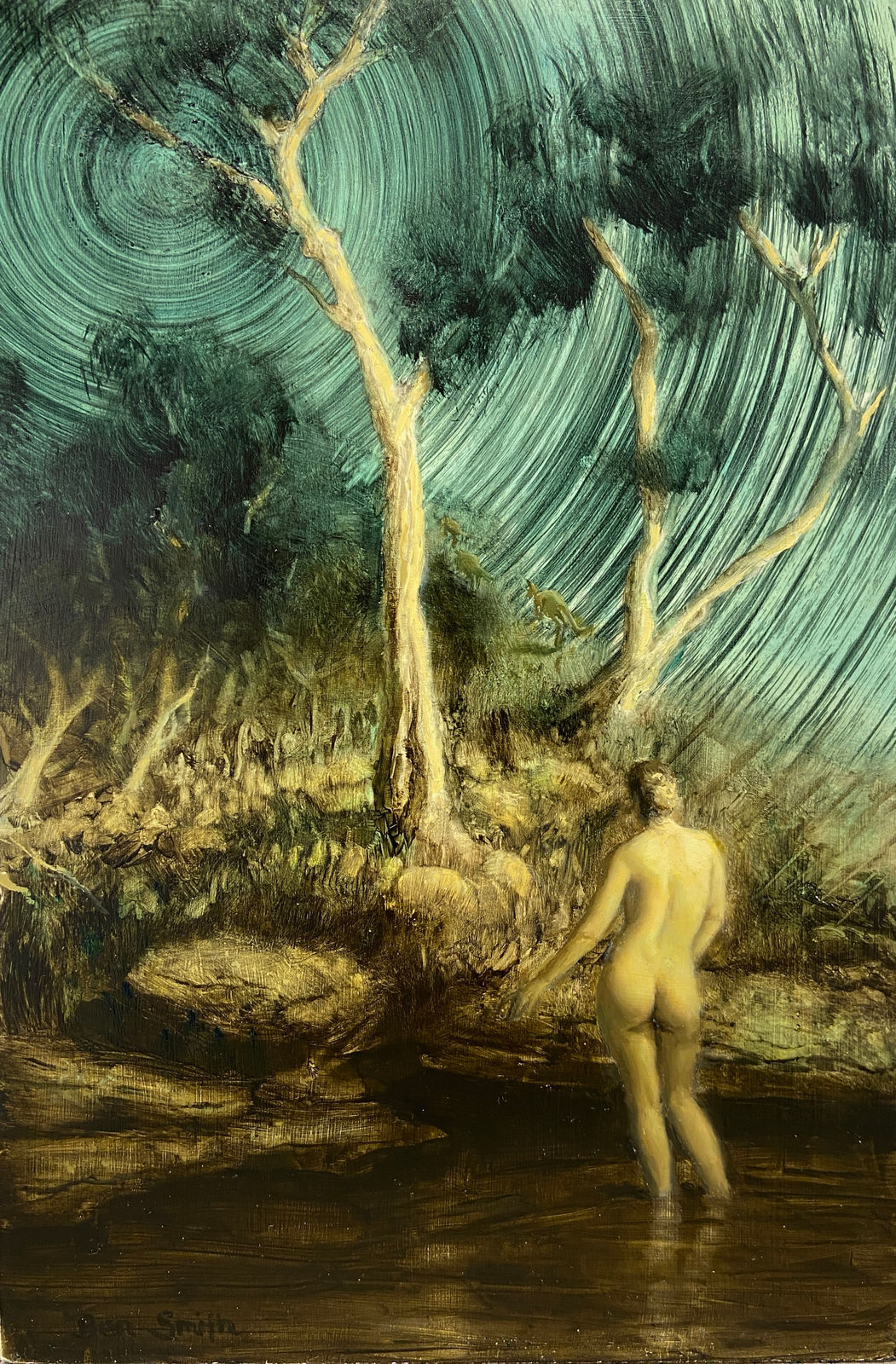 Ben Smith, Untitled (Nude in Landscape), 2025