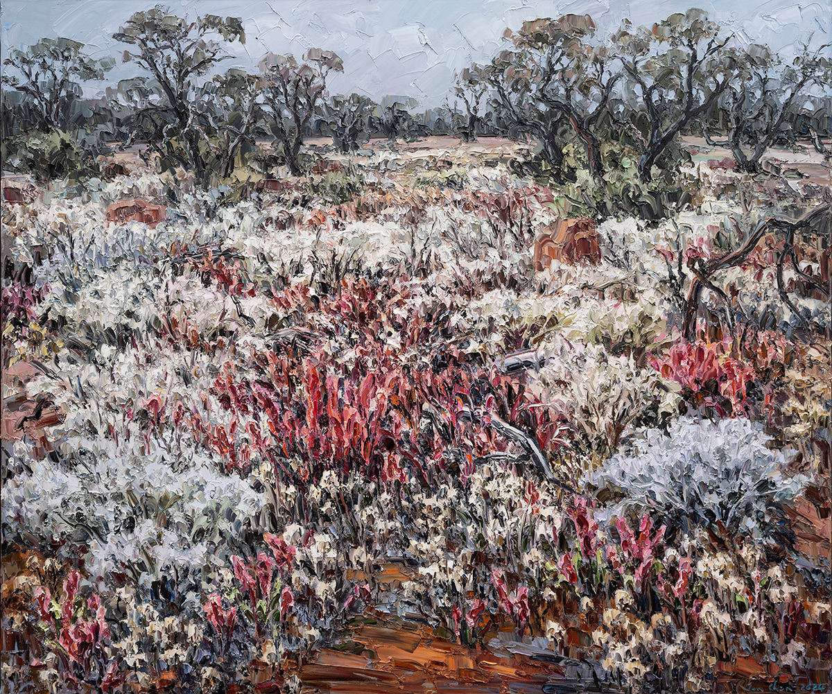 Jun Chen, Red and White, 2024