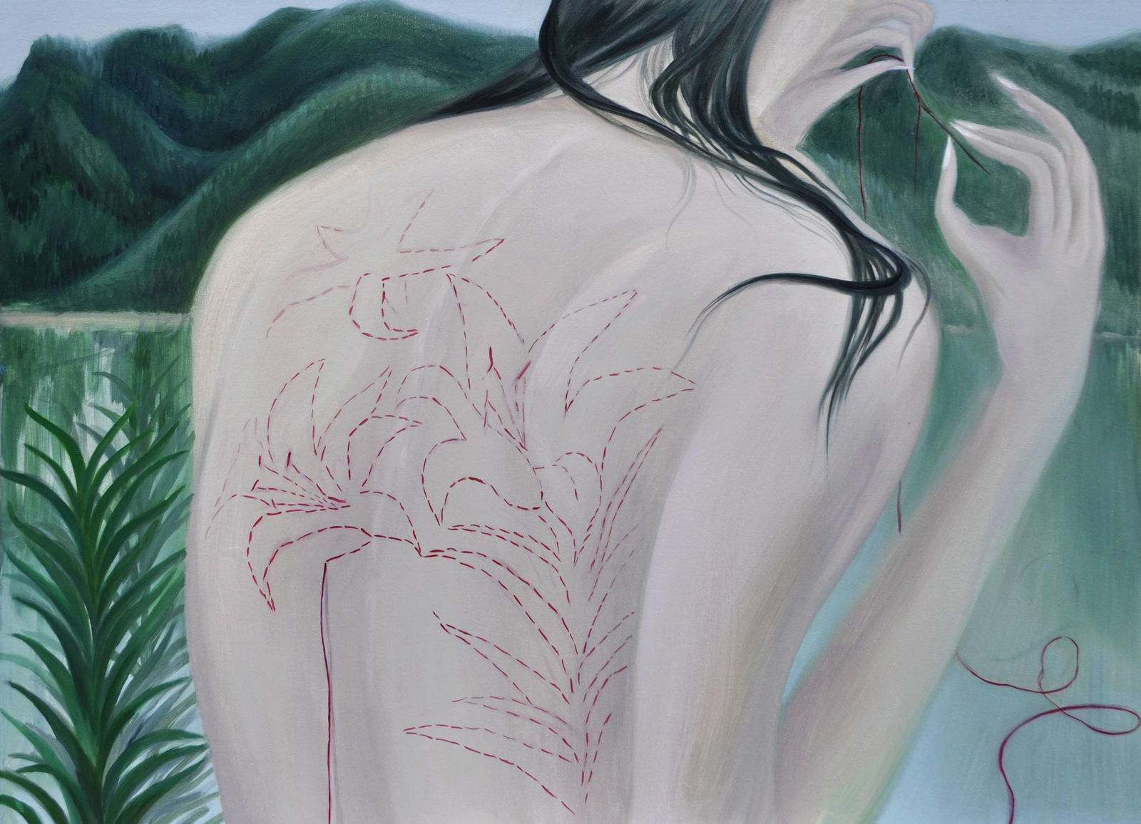 Xueqing Zhu 朱雪晴, Mountain River Water 1 山河水 1, 2024