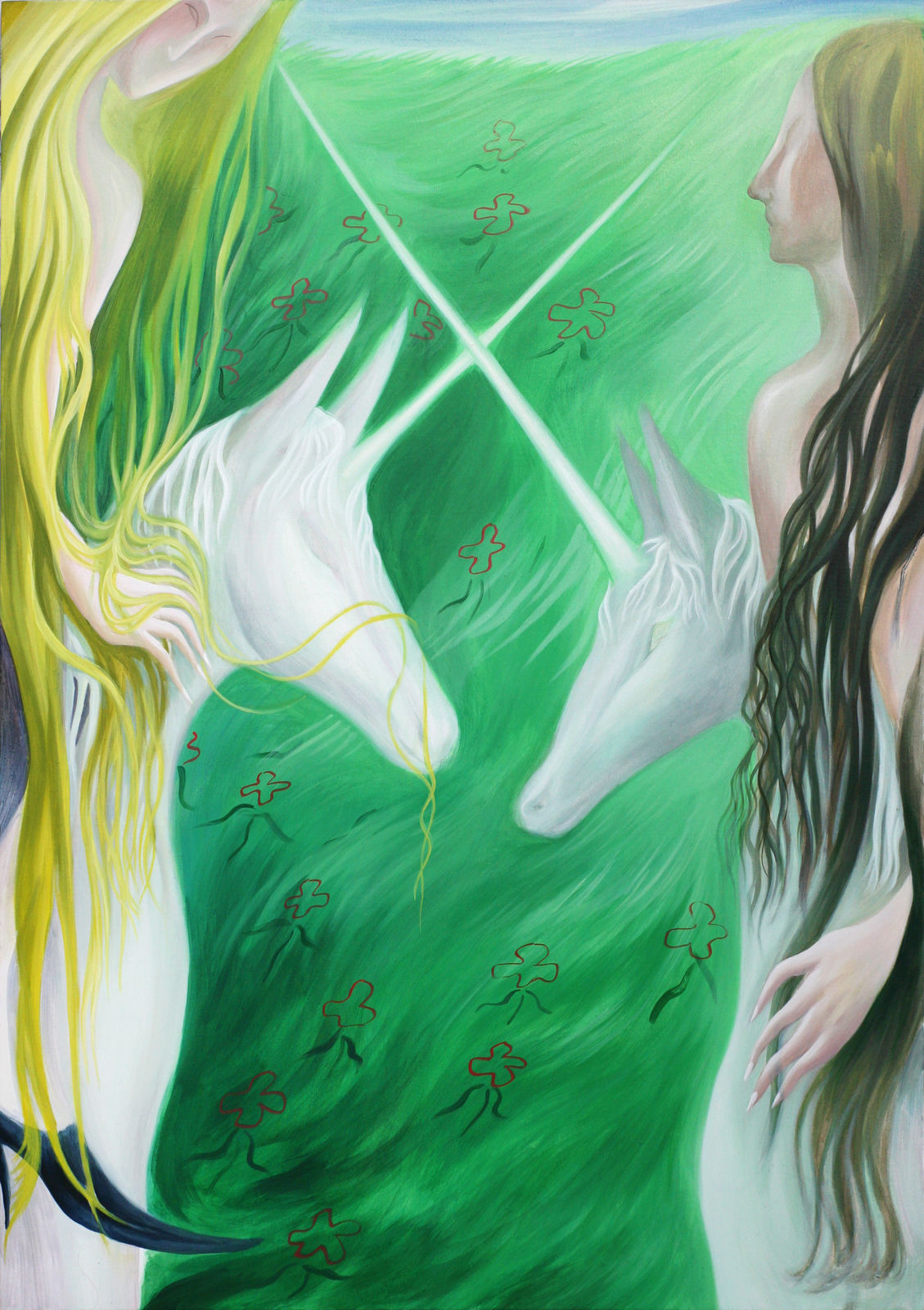 Xueqing Zhu 朱雪晴, What happened in the grass 3 草地里发生了什么 3, 2024