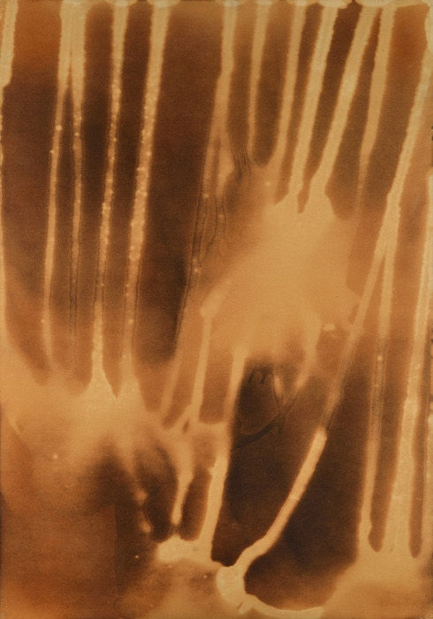 Yves Klein Carte de Mars par l'eau et le Feu (F 83) Feu 69 x 49 cm